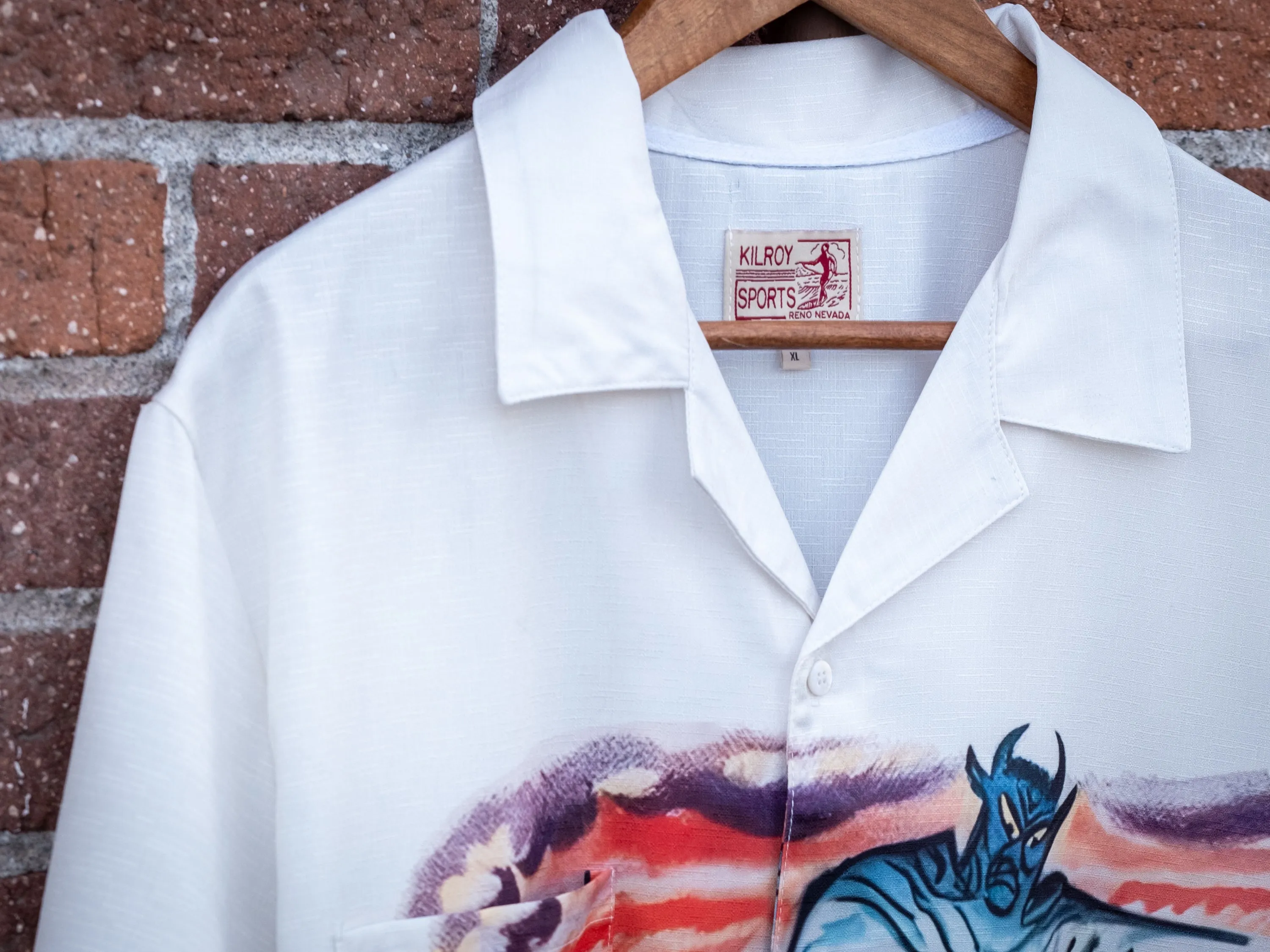 Crude Oil Camp Collar Button Up sold by Kilroy-VTG product image thumbnail 5
