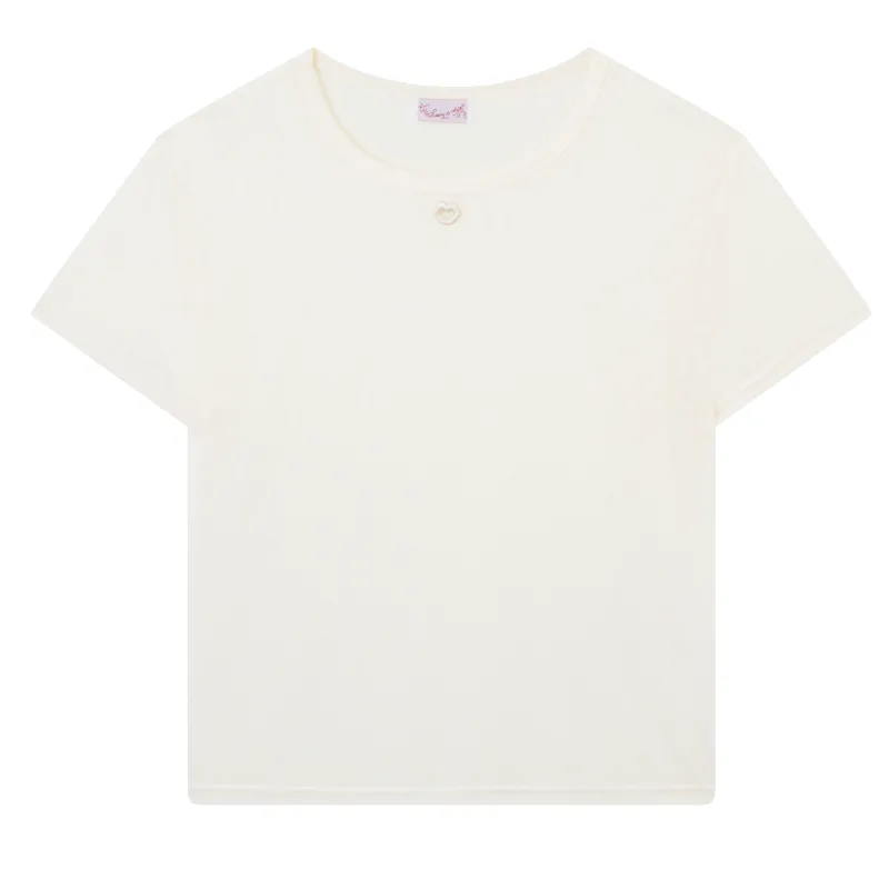 "Le Relief" tee beige made by Passion de L’âme