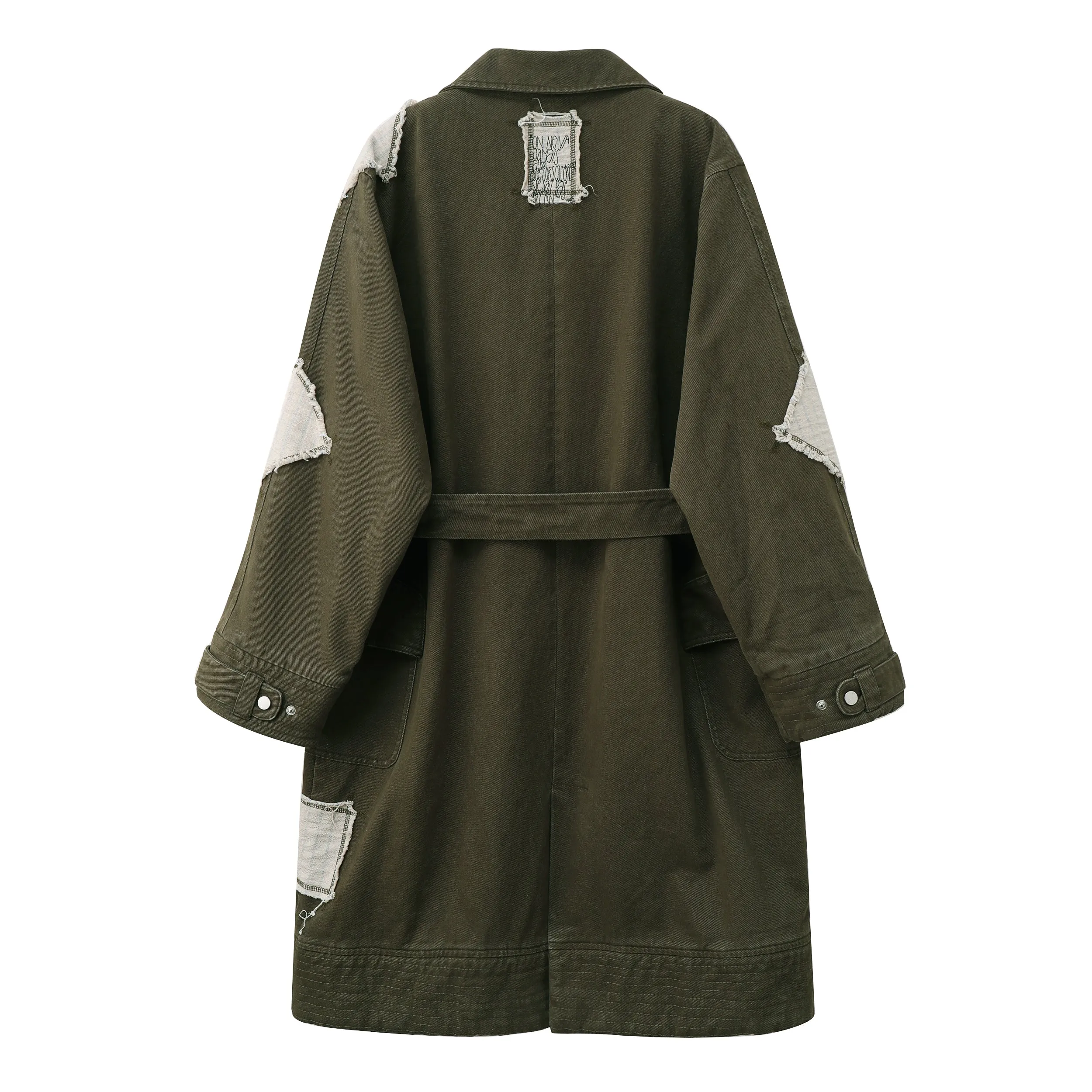 "Le Voyageur" patch trench sold by Passion de L’âme product image thumbnail 2