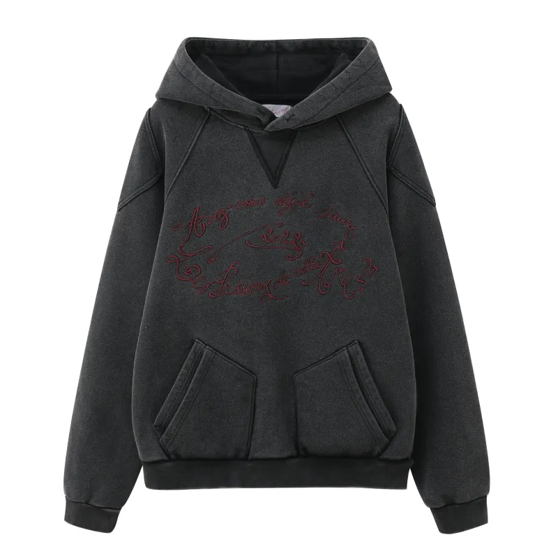 "le Bord de Nuit" hoodie made by Passion de L’âme