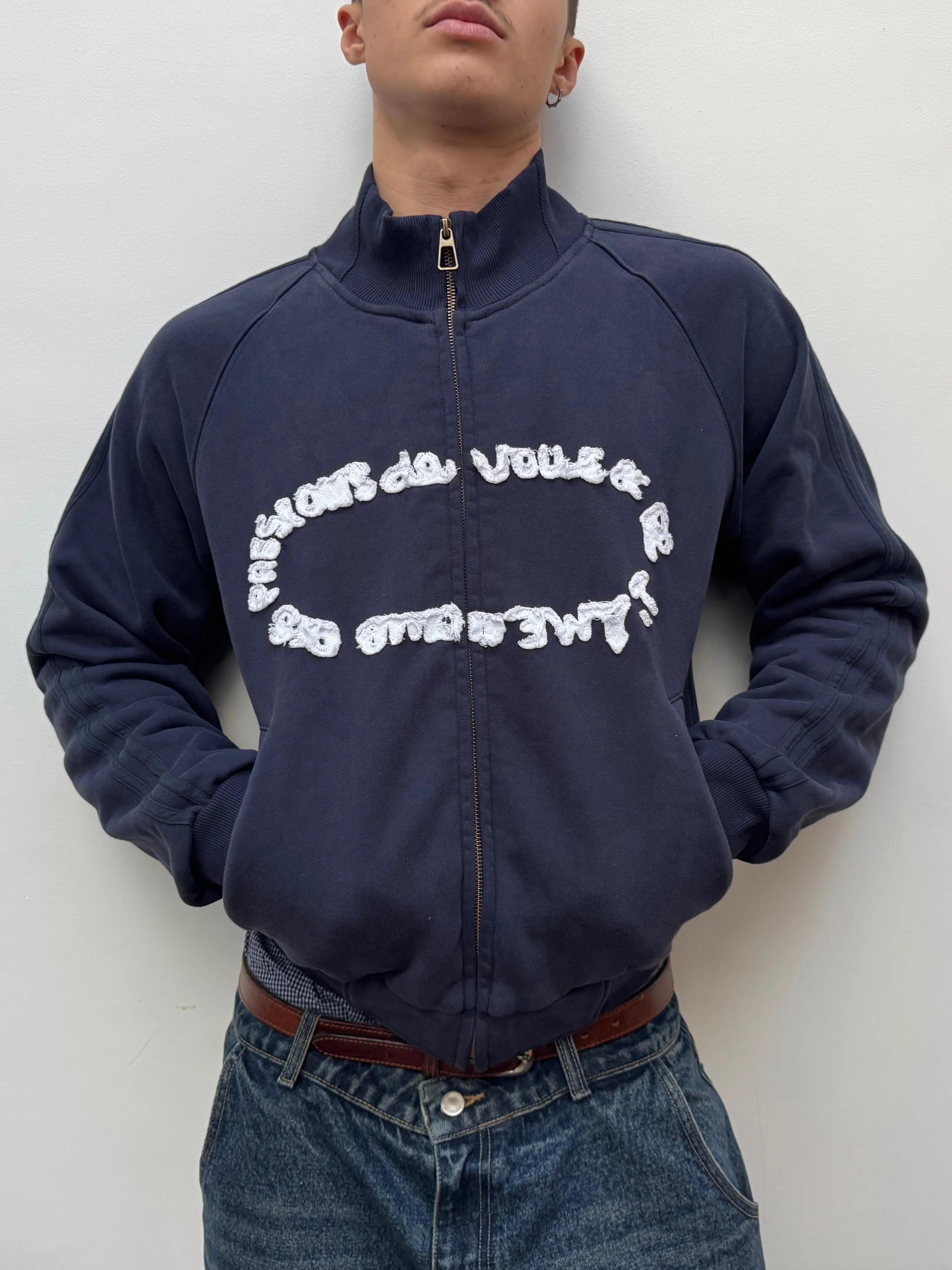"club de voile" Track jacket bleu sold by Passion de L’âme product image thumbnail 4