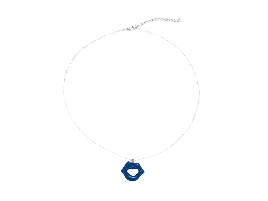 COLLIER BISOU BLEU made by Passion de L’âme