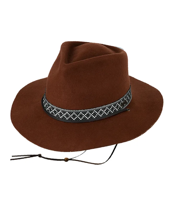 Women's Felt Wide Brim - Phoenix made by Kooringal