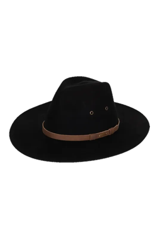 Marshall Wide Brim Fedora made by Kooringal
