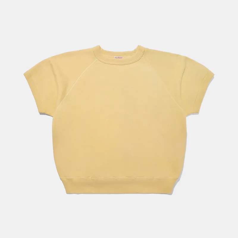 Raglan Short Sleeve Sweatshirt Yellow sold by Bryceland's