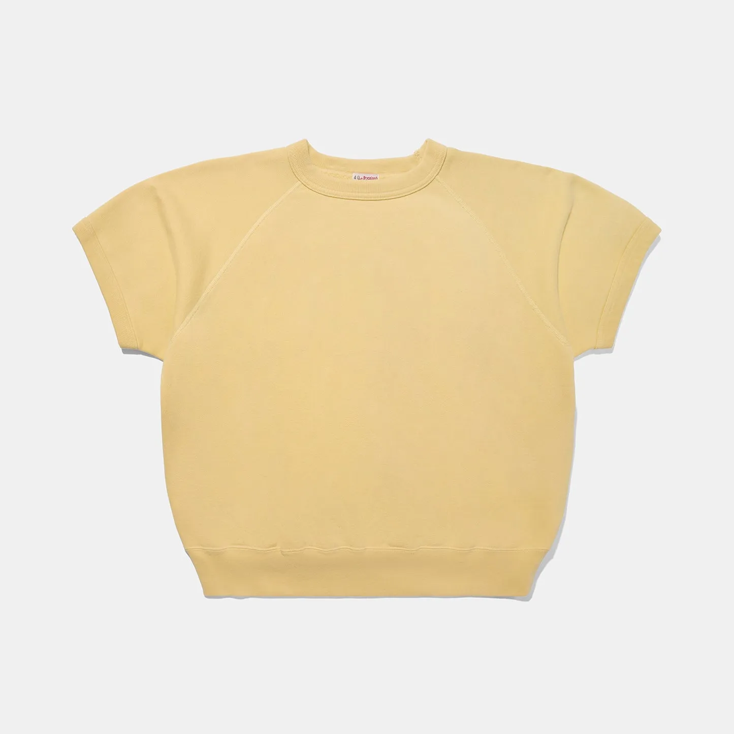Raglan Short Sleeve Sweatshirt Yellow sold by Bryceland's
