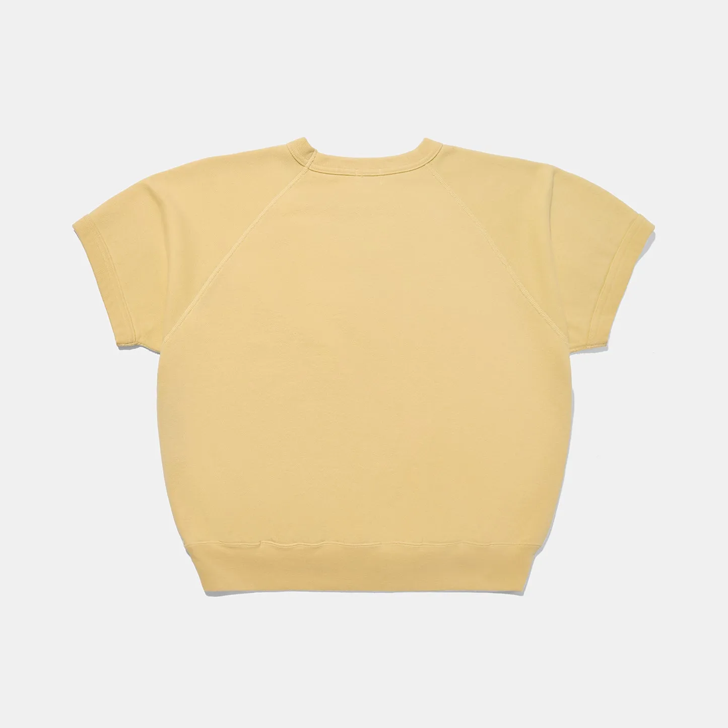 Raglan Short Sleeve Sweatshirt Yellow sold by Bryceland's product image thumbnail 2