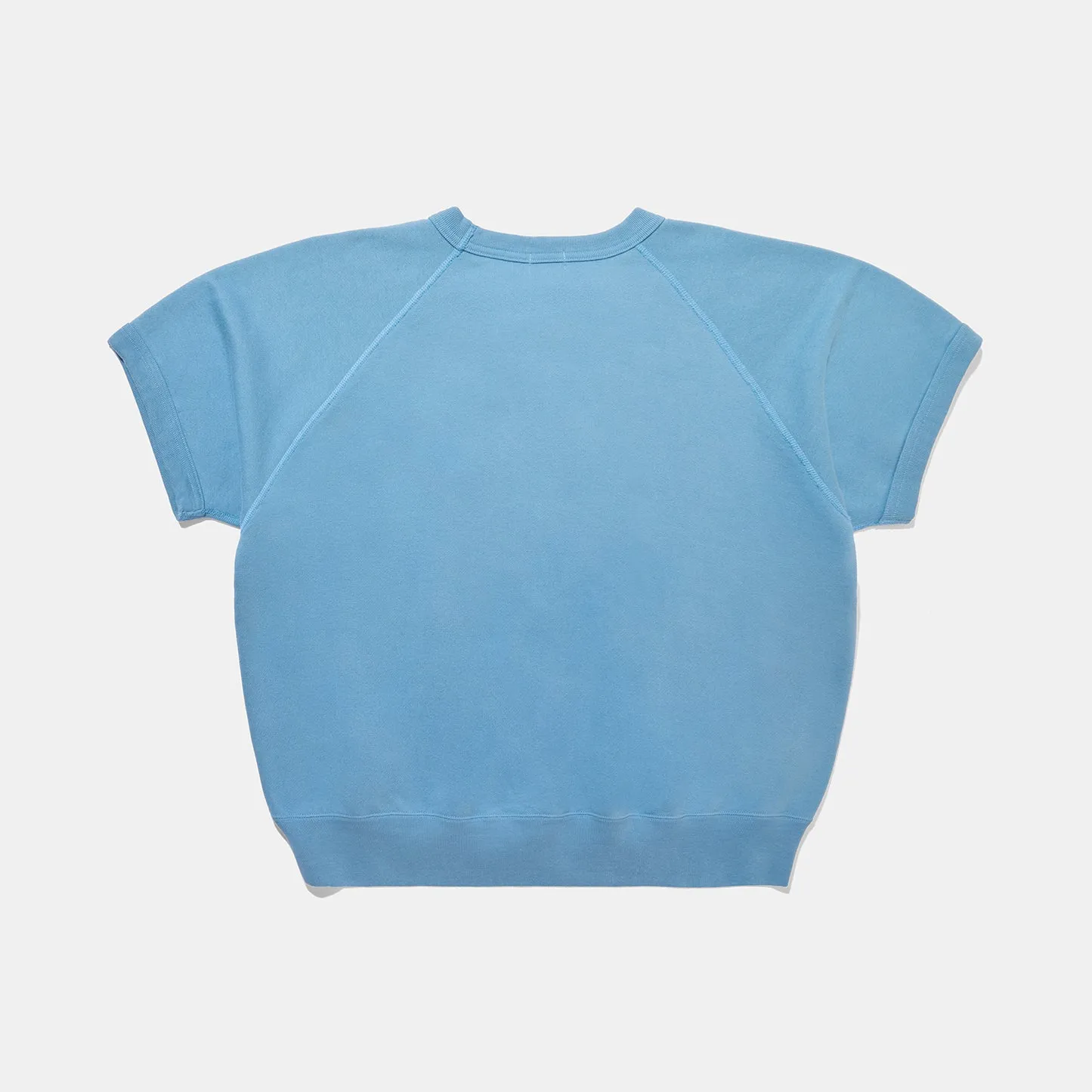 Raglan Short Sleeve Sweatshirt Sax Blue sold by Bryceland's product image thumbnail 2