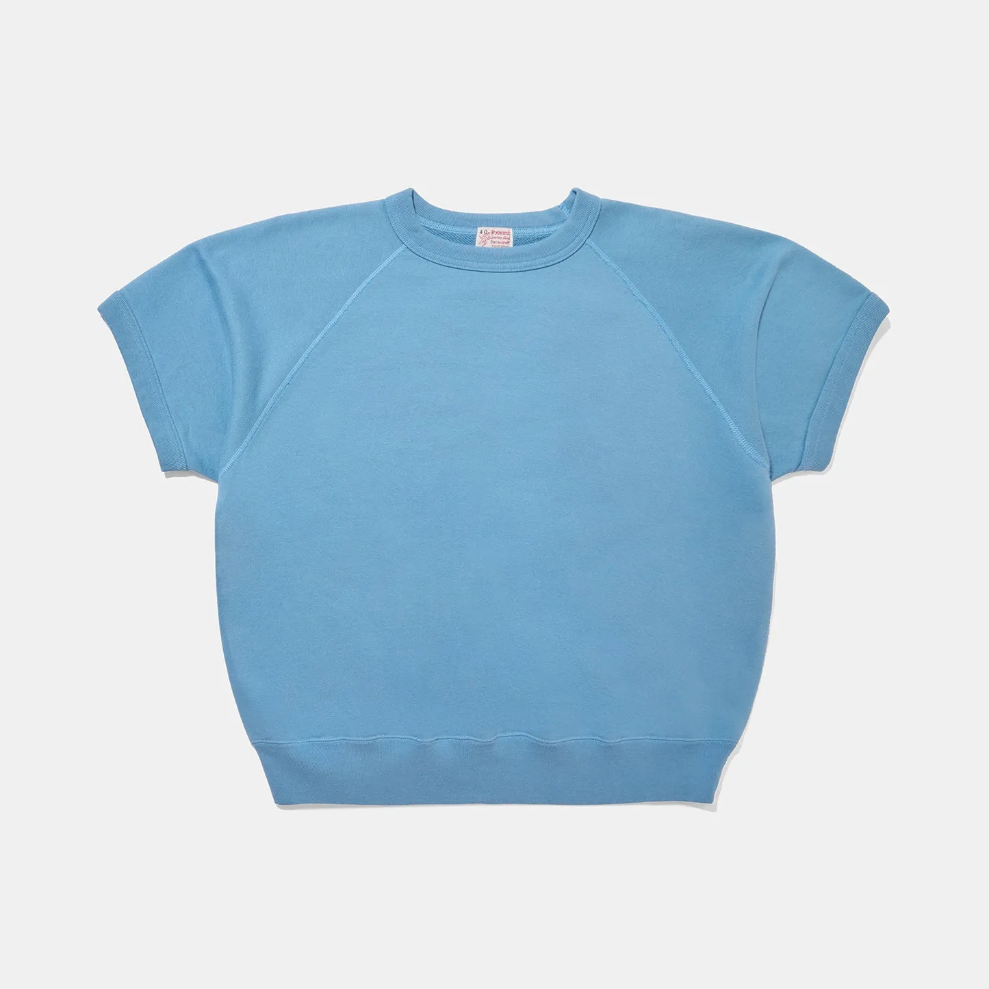 Raglan Short Sleeve Sweatshirt Sax Blue sold by Bryceland's