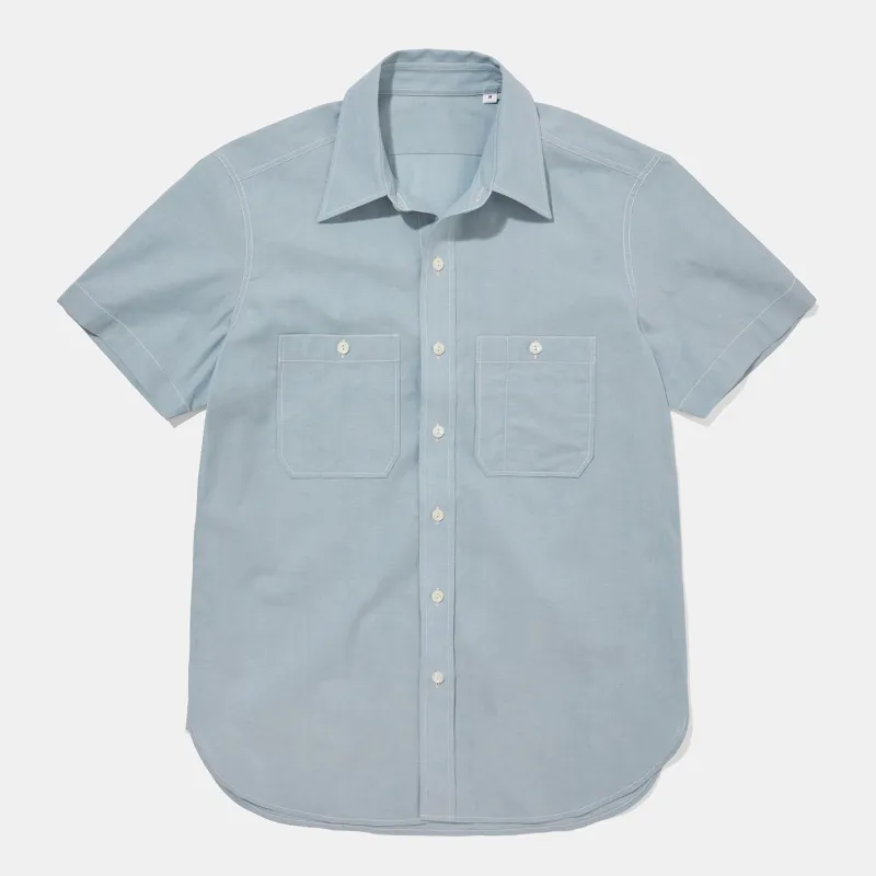 Short Sleeve Chambray USN Shirts sold by Bryceland's