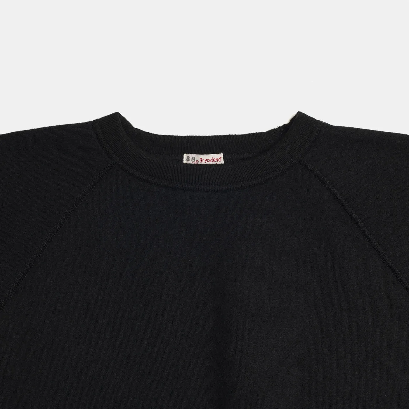 Raglan Short Sleeve Sweatshirt Black sold by Bryceland's product image thumbnail 2