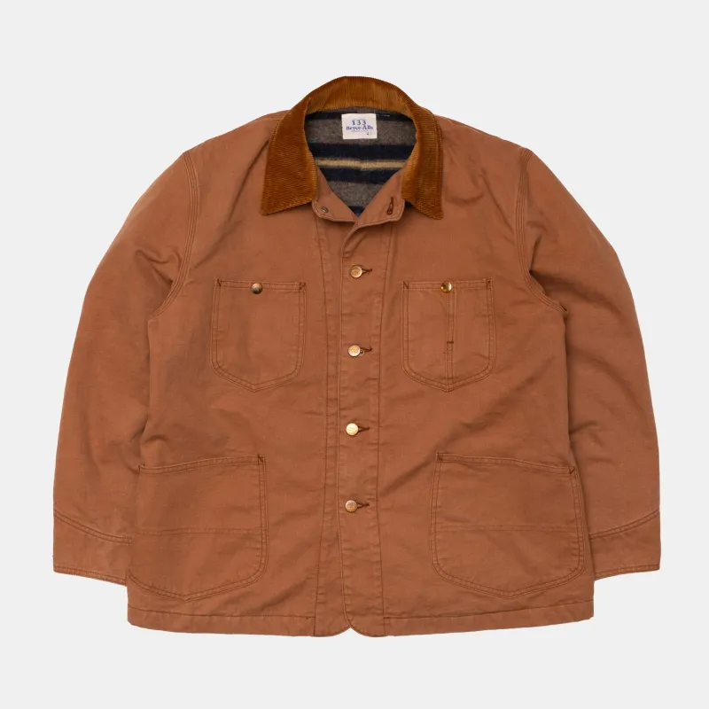 Blanket Lined Chore Coat Duck Brown sold by Bryceland's