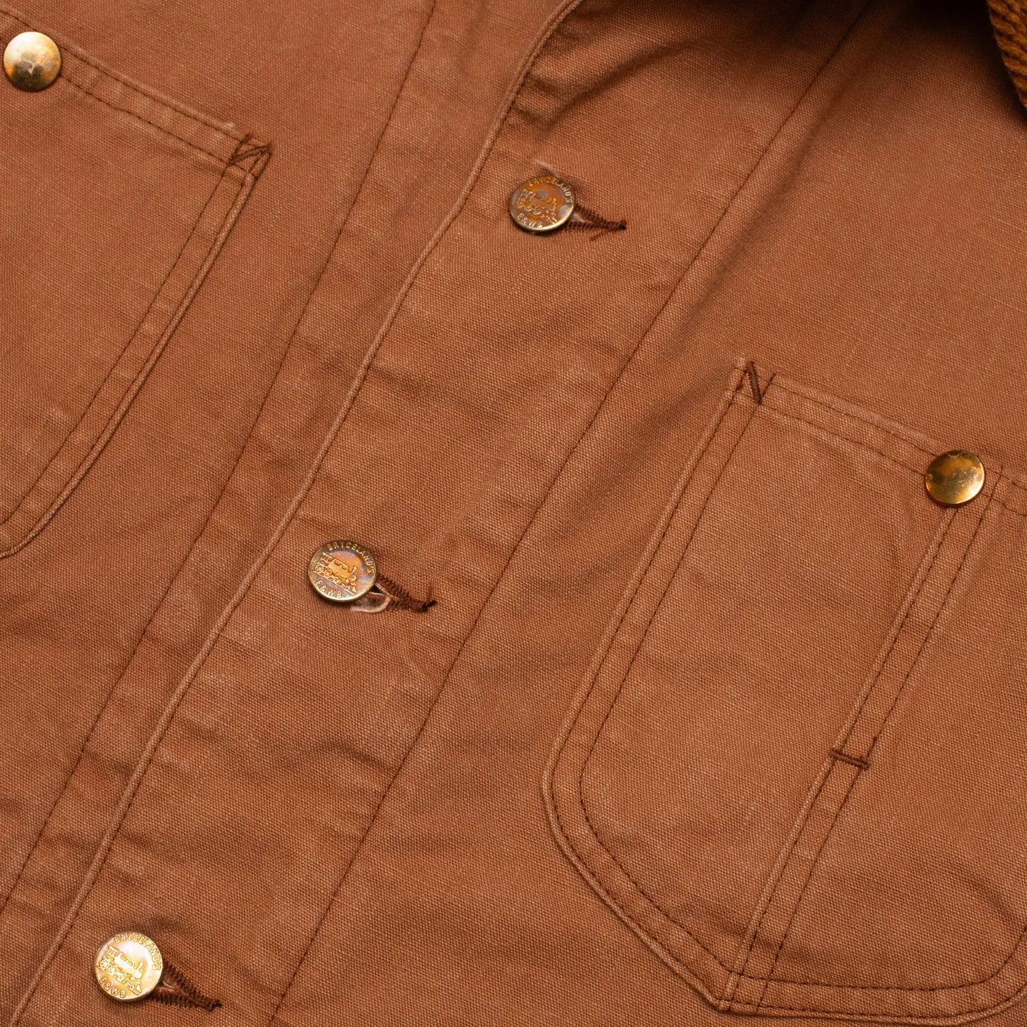 Blanket Lined Chore Coat Duck Brown sold by Bryceland's product image thumbnail 4