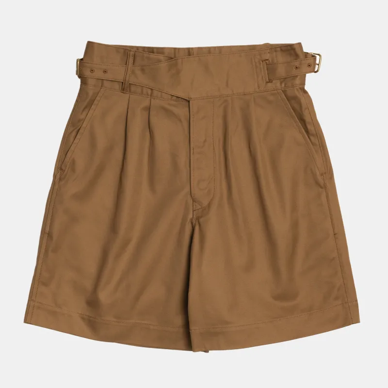 Gurkha Shorts Brown sold by Bryceland's