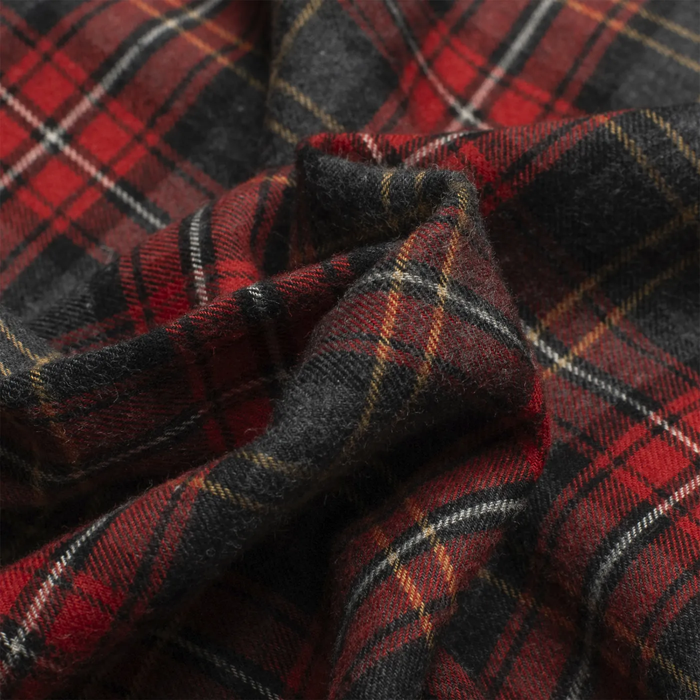 Frogged Button Shirt Plaid Red/Grey sold by Bryceland's product image thumbnail 4