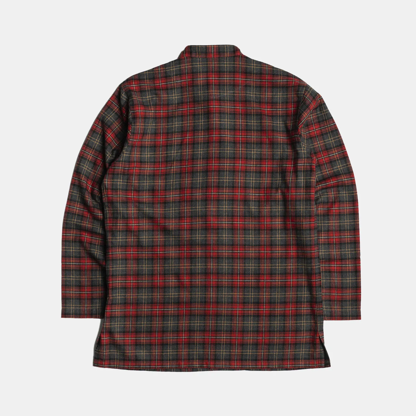 Frogged Button Shirt Plaid Red/Grey sold by Bryceland's product image thumbnail 2