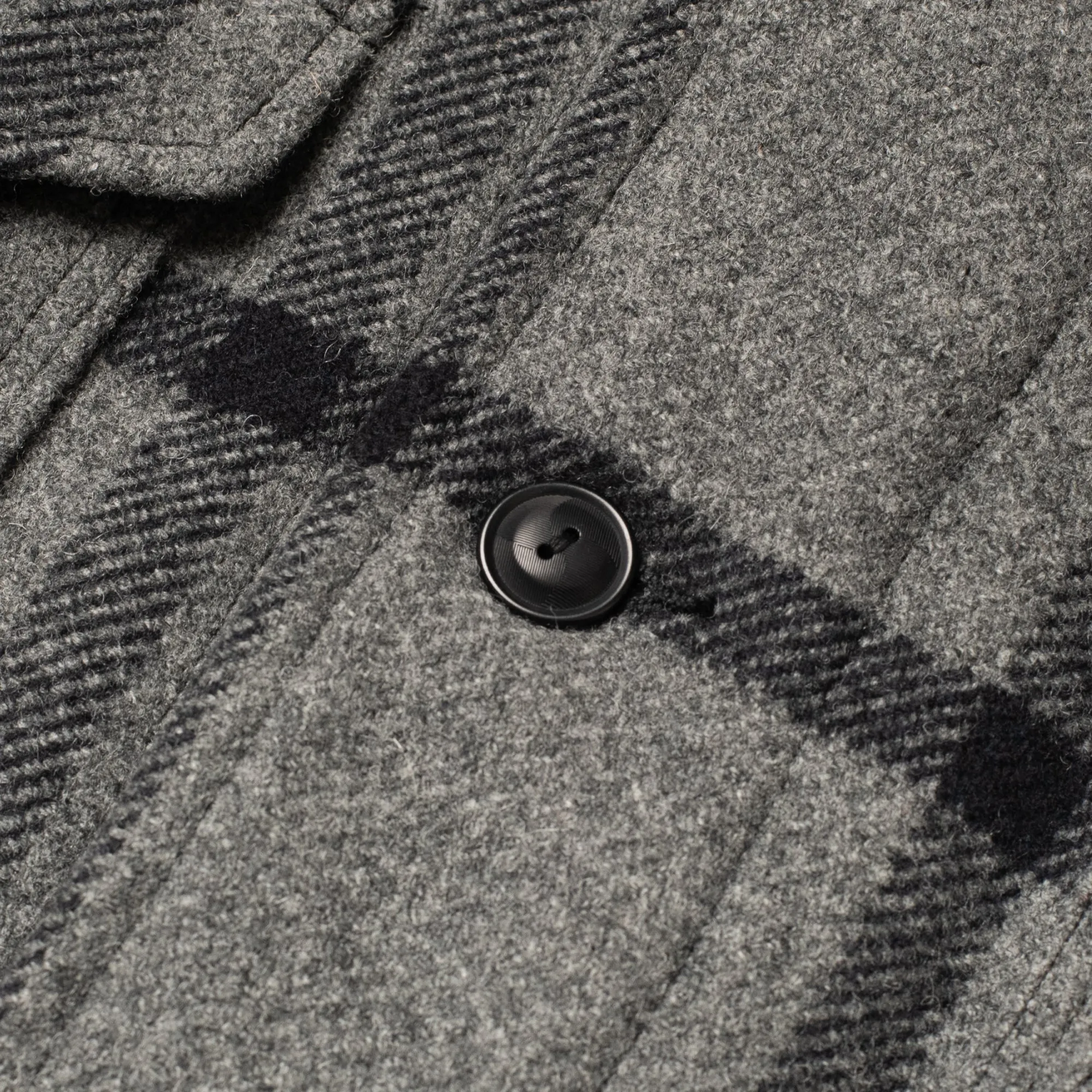 Hunting Jacket Black/Grey Check Wool sold by Bryceland's product image thumbnail 3