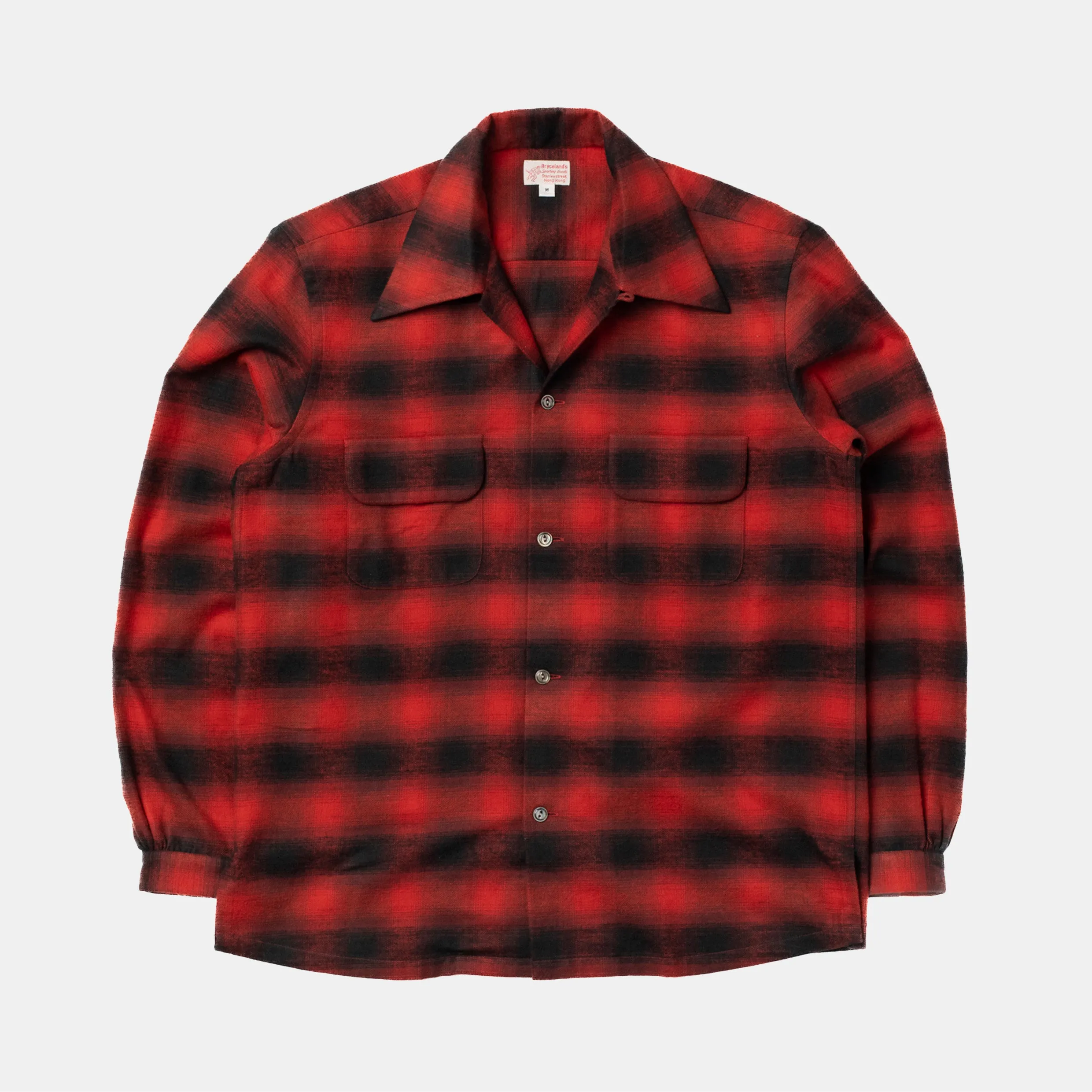 Cotton Sports Shirt Shadow Plaid sold by Bryceland's