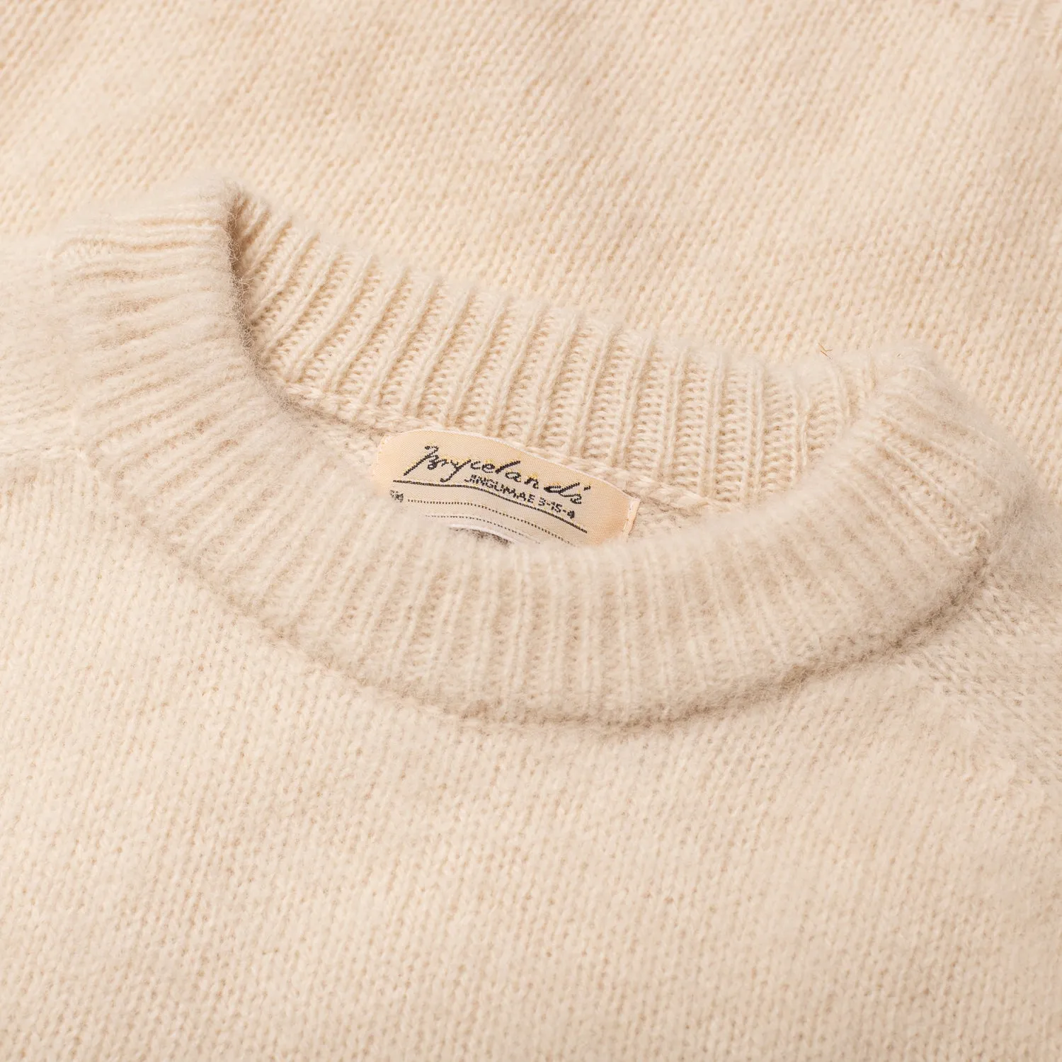 Shaggy Shetland Sweater Cream sold by Bryceland's product image thumbnail 2