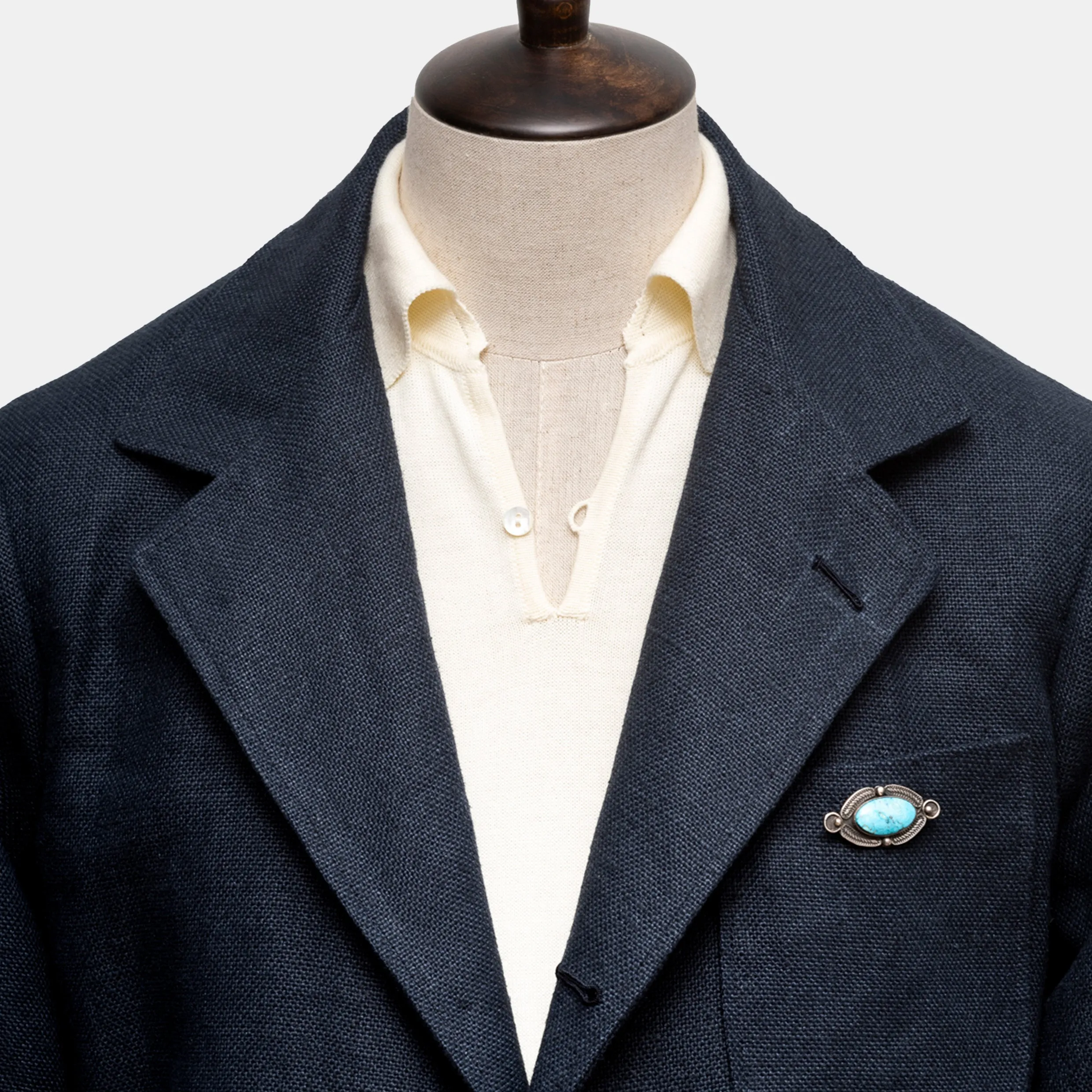 Easy Jacket Blue Linen sold by Bryceland's product image thumbnail 3