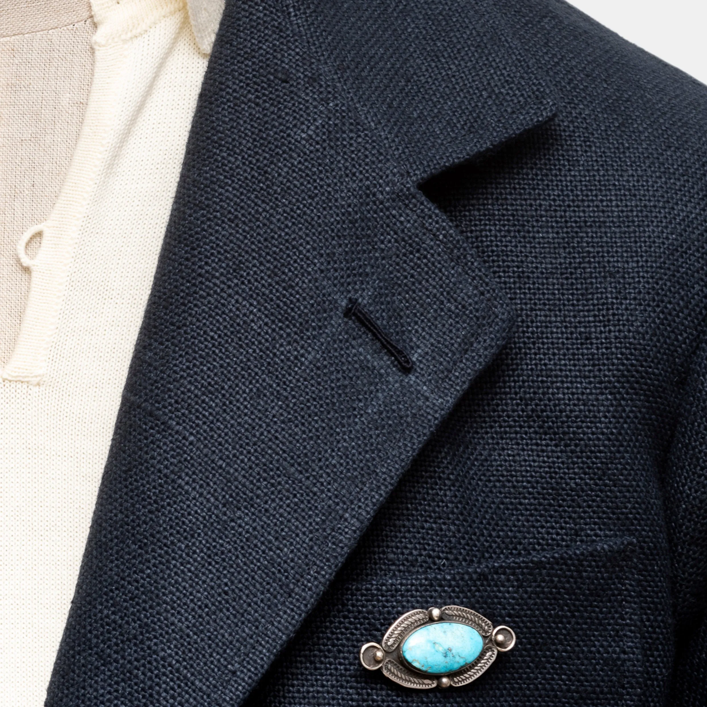 Easy Jacket Blue Linen sold by Bryceland's product image thumbnail 2