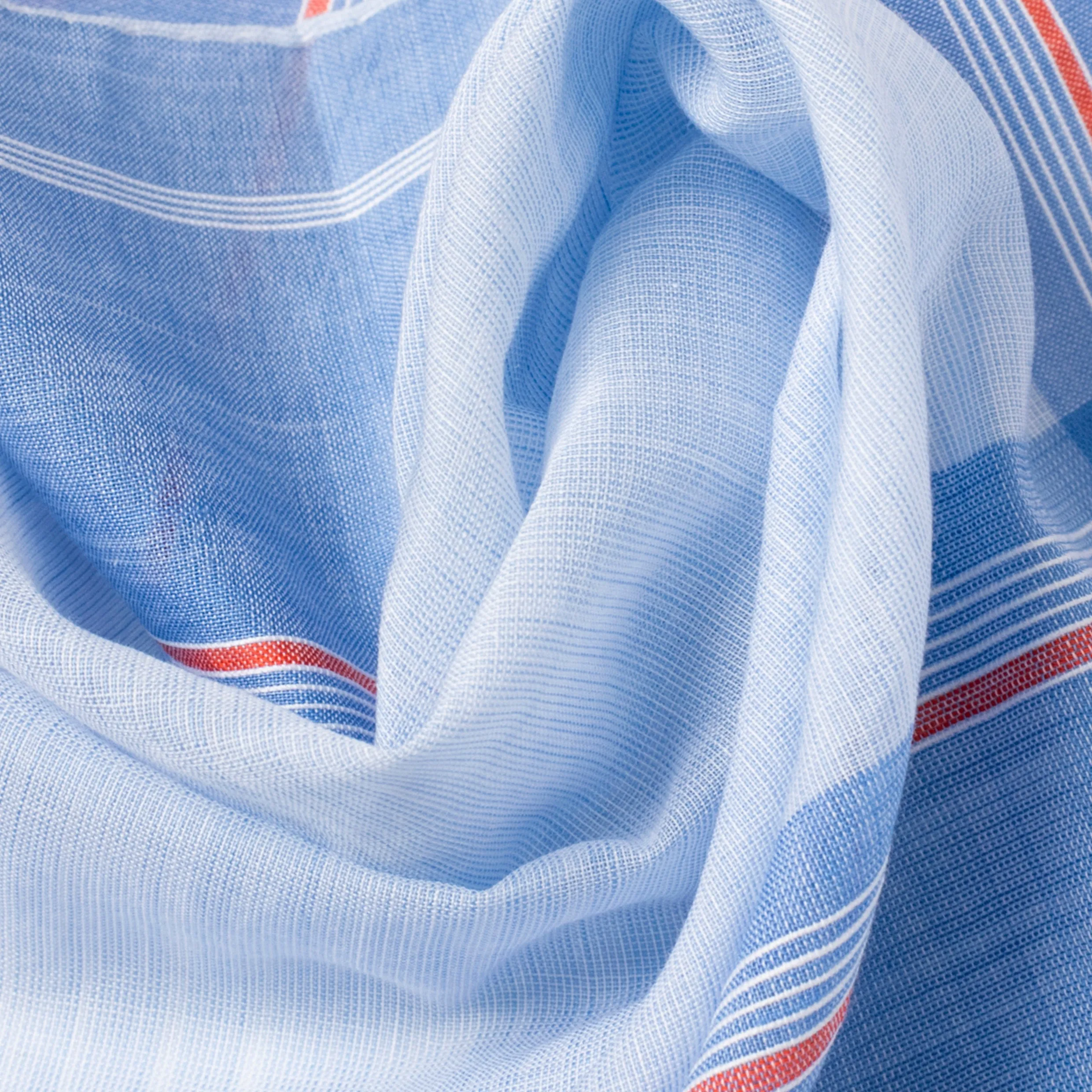 Simonnot Godard Villedieu Handkerchief Blue sold by Bryceland's product image thumbnail 3