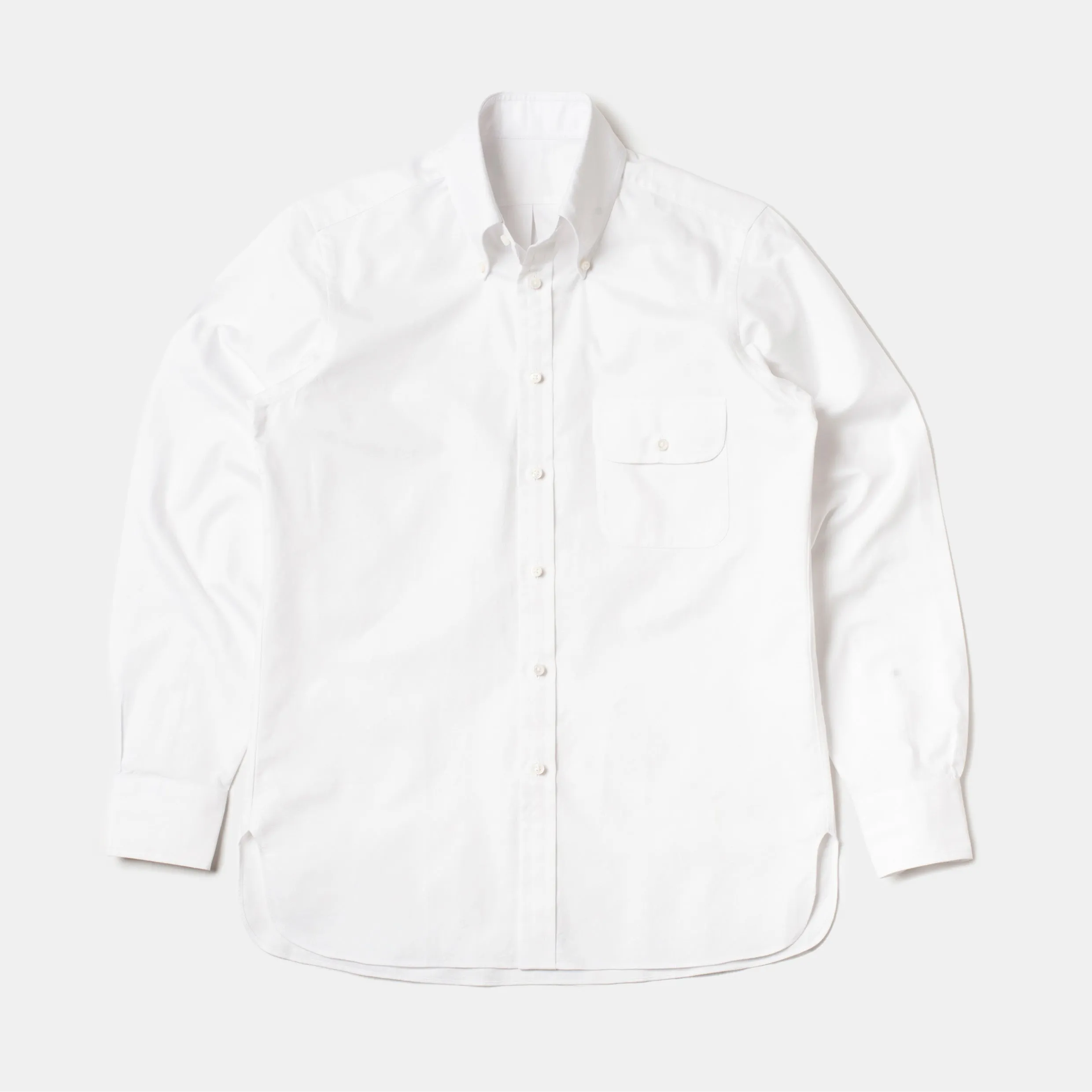 Made-To-Order Perfect OCBD Shirt White sold by Bryceland's
