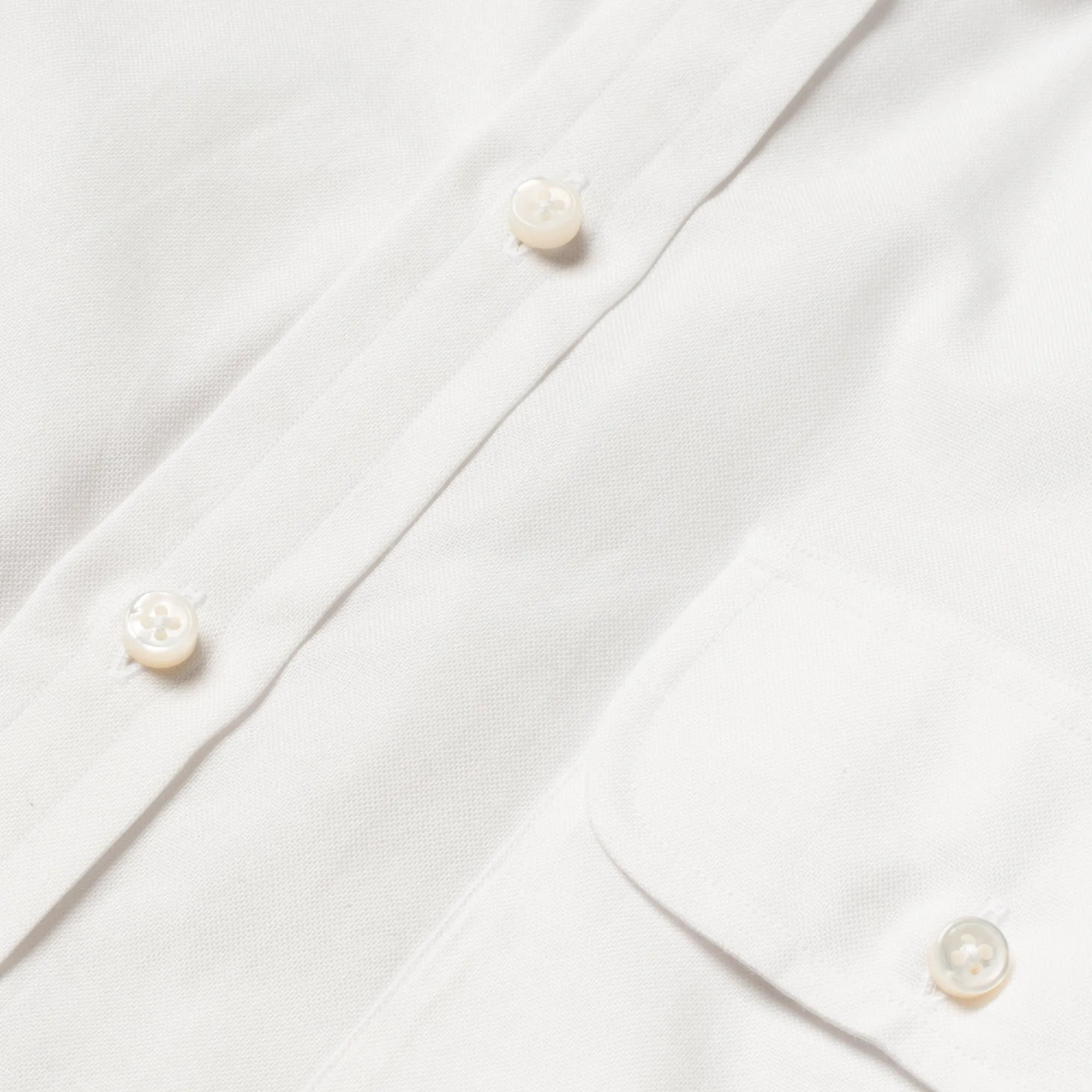 Made-To-Order Perfect OCBD Shirt White sold by Bryceland's product image thumbnail 3