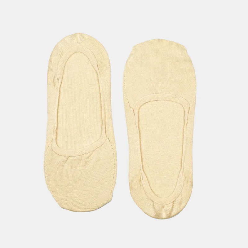 Cotton Short Socks Ecru /2 Pair made by Bryceland's