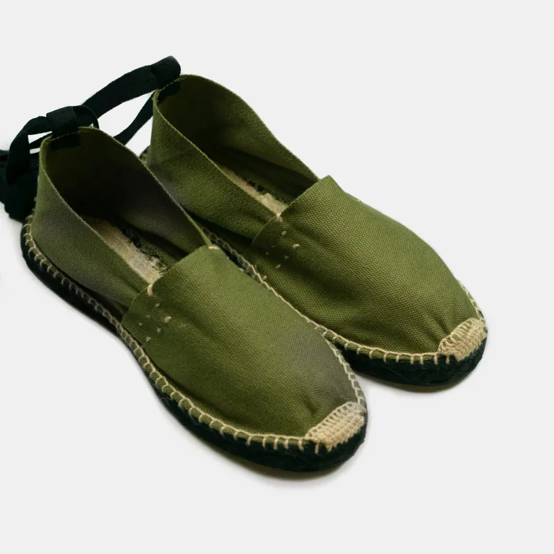 AWMS Marine Vert Espadrilles sold by Bryceland's