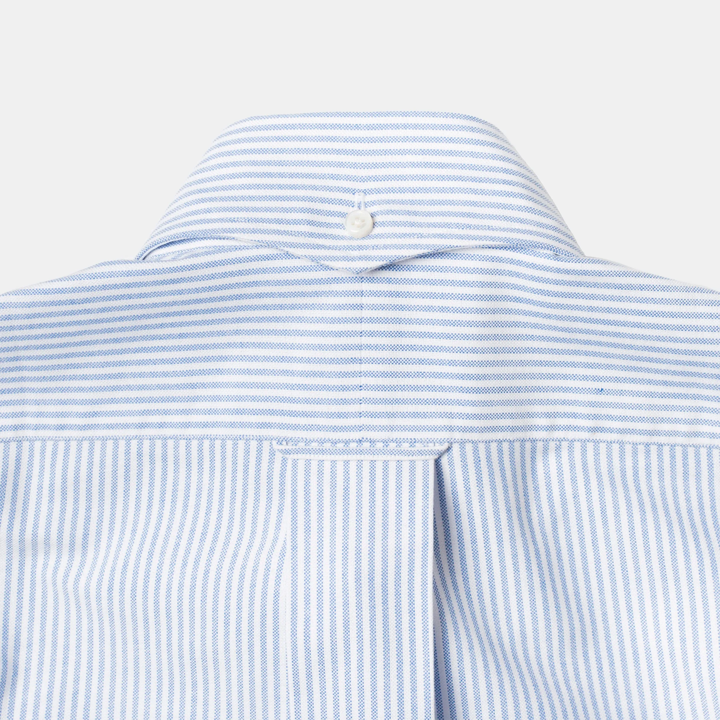 Perfect OCBD Striped Shirt Blue sold by Bryceland's product image thumbnail 5