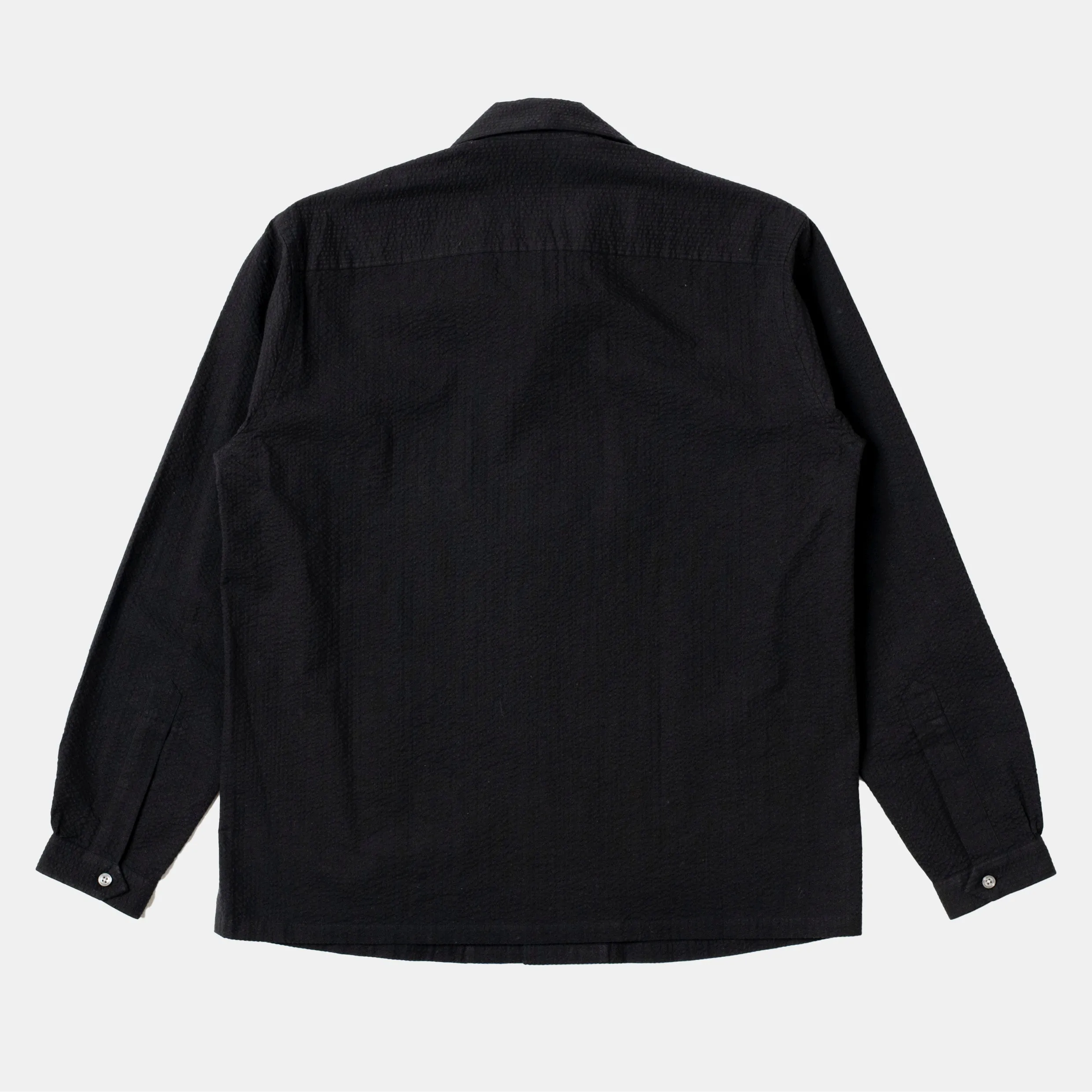 Cabana Shirt Black Seersucker sold by Bryceland's product image thumbnail 4