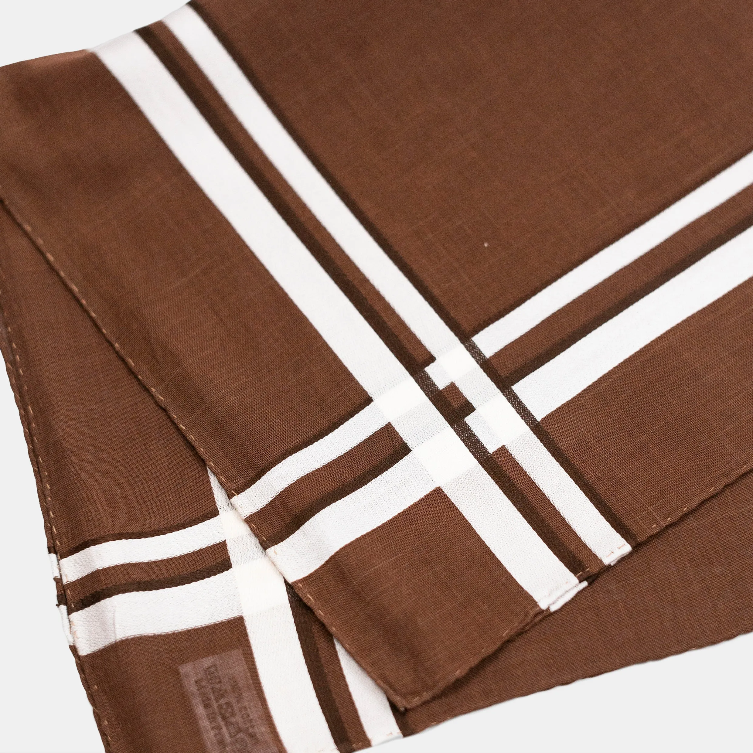 Simonnot Godard Picasso Handkerchief Brown sold by Bryceland's