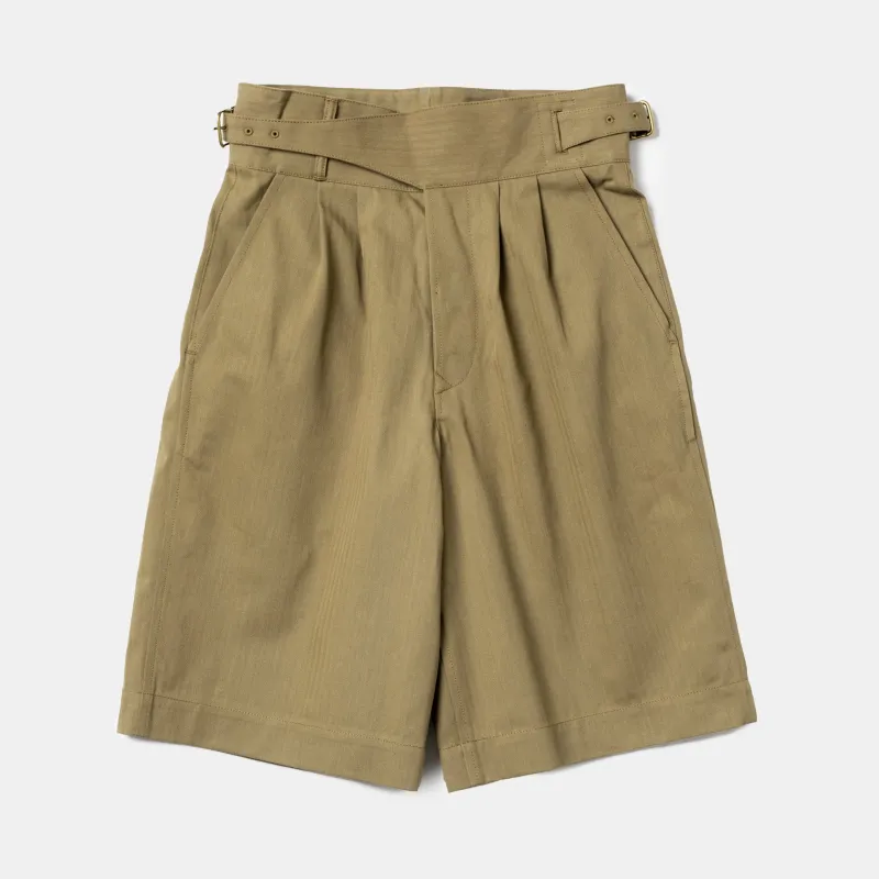 Gurkha Shorts HBT Olive sold by Bryceland's