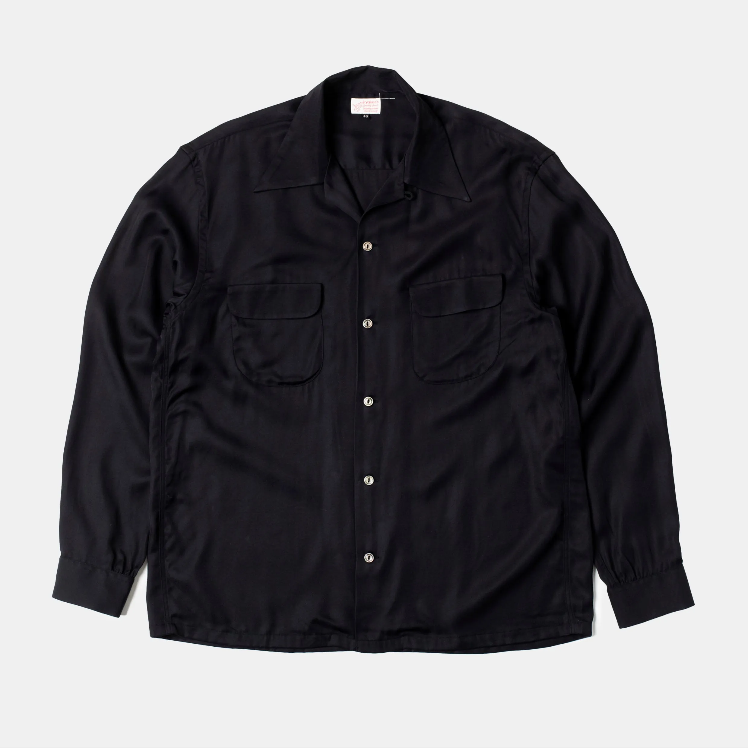 Rayon Shirt Black sold by Bryceland's