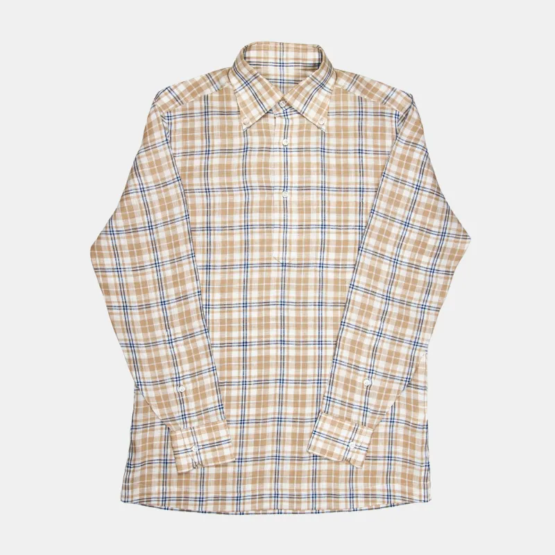 Linen Button Down Plaid Shirt sold by Bryceland's