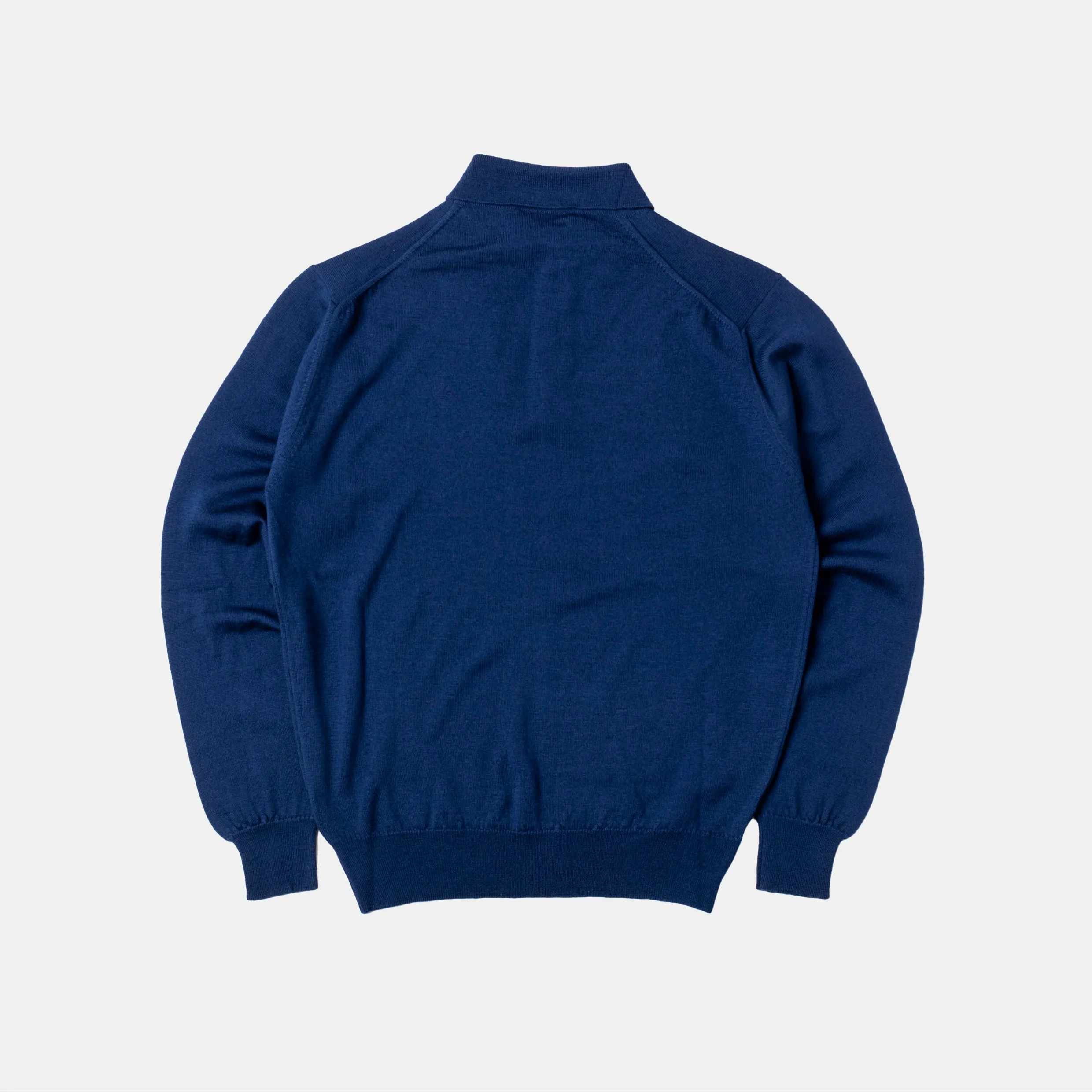 Merino Long-Sleeve Polo Blue sold by Bryceland's product image thumbnail 4