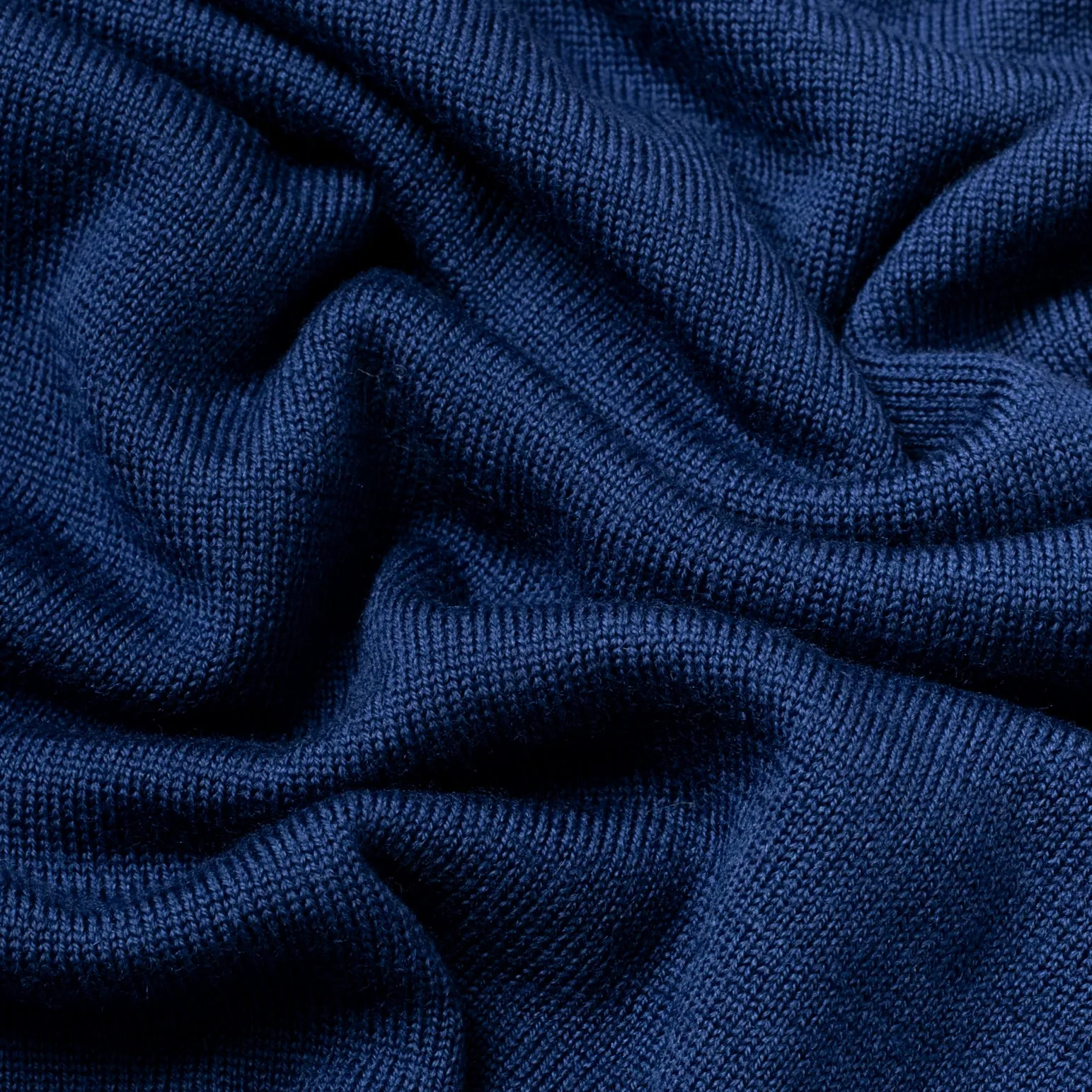 Merino Long-Sleeve Polo Blue sold by Bryceland's product image thumbnail 5