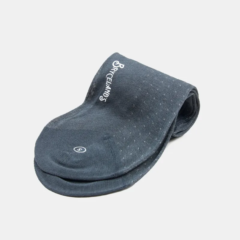 Cotton Pattern Socks Sage made by Bryceland's