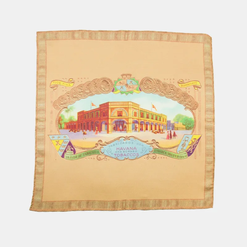 Bryceland's x Sevenfold Pocket Square Havana2 sold by Bryceland's