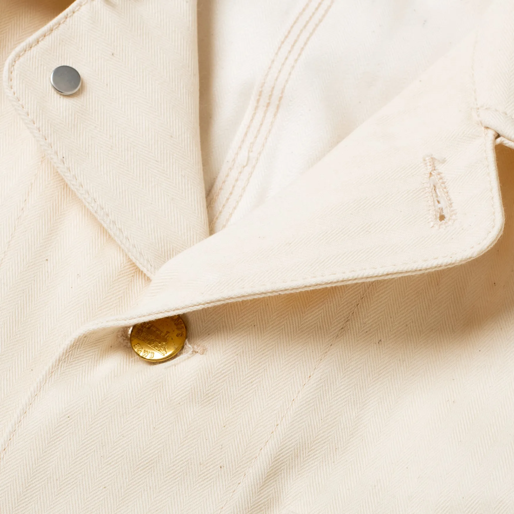 Chore Coat HBT White sold by Bryceland's product image thumbnail 4