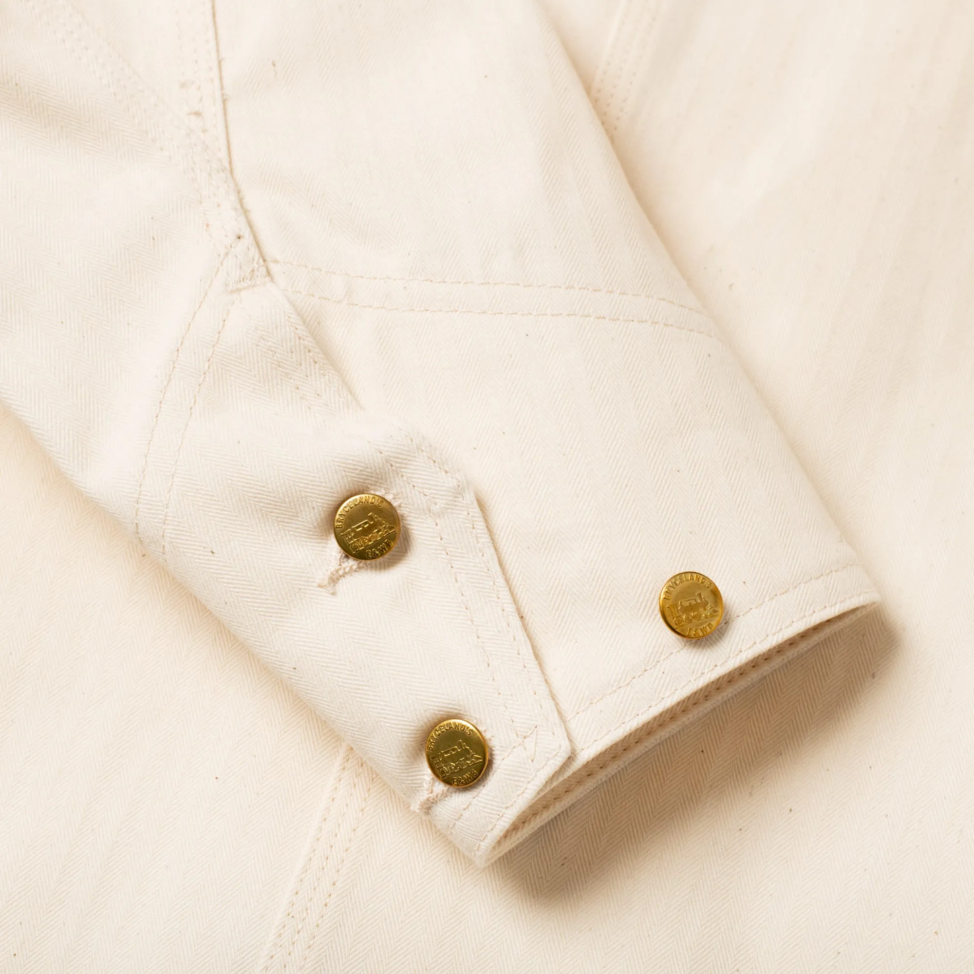 Chore Coat HBT White sold by Bryceland's product image thumbnail 5