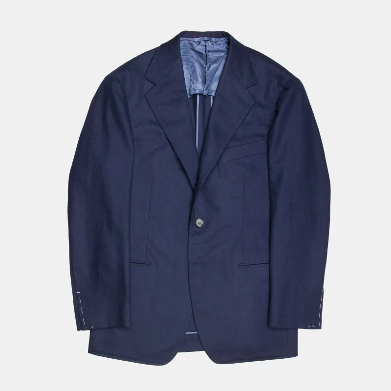 Single Breasted Navy Jacket made by Bryceland's