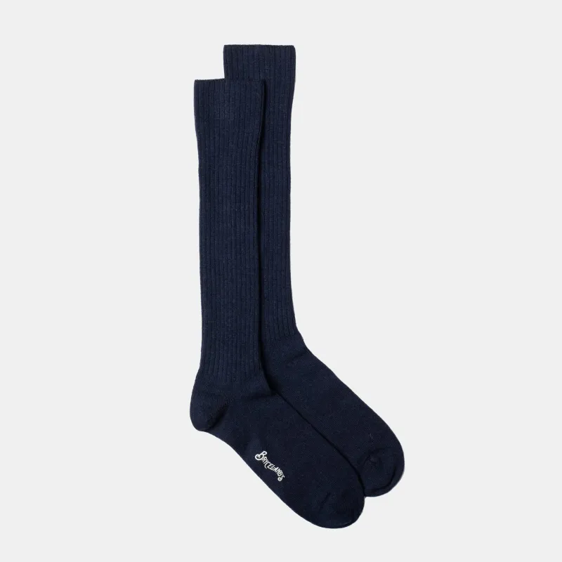 Cashmere Socks Navy sold by Bryceland's