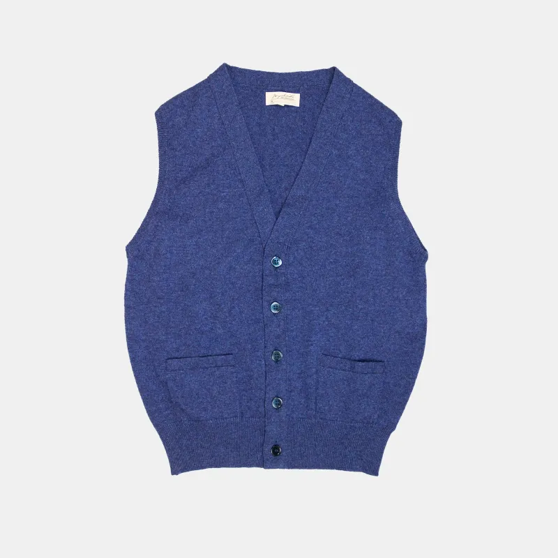 Lambswool Sleeveless Cardigan Rhapsody sold by Bryceland's