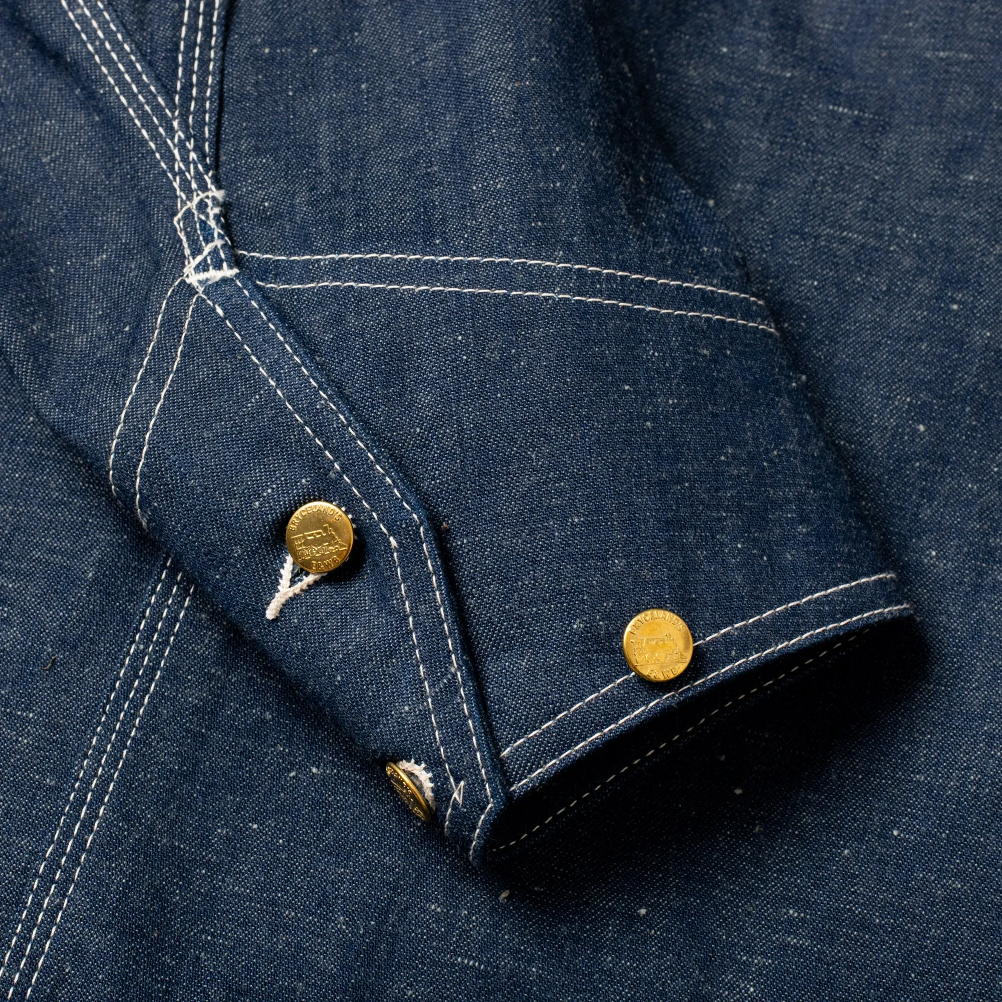 Chore Coat Jelt Denim sold by Bryceland's product image thumbnail 5