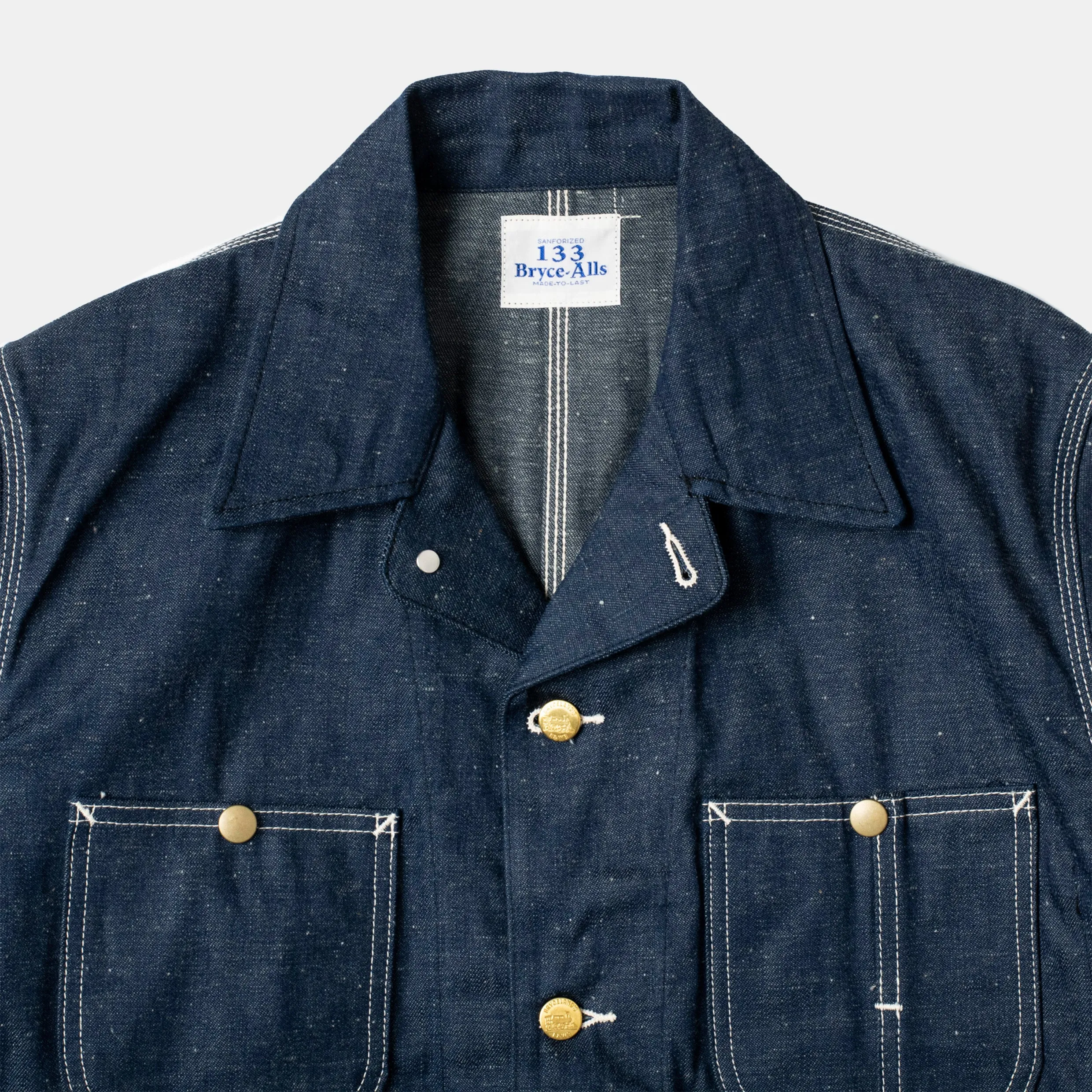 Chore Coat Jelt Denim sold by Bryceland's product image thumbnail 2