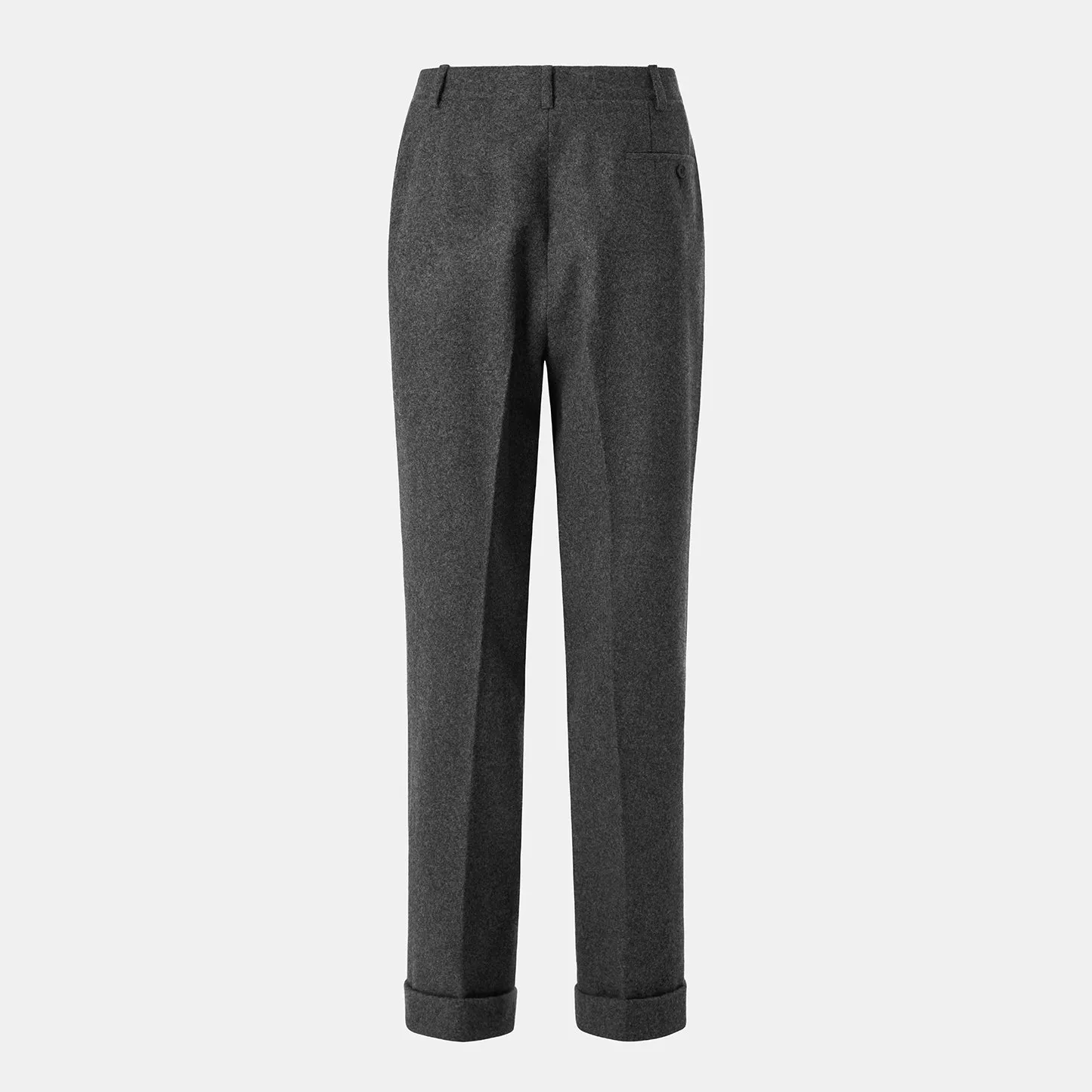 Wool Flannel Winston Trousers II Grey sold by Bryceland's product image thumbnail 2