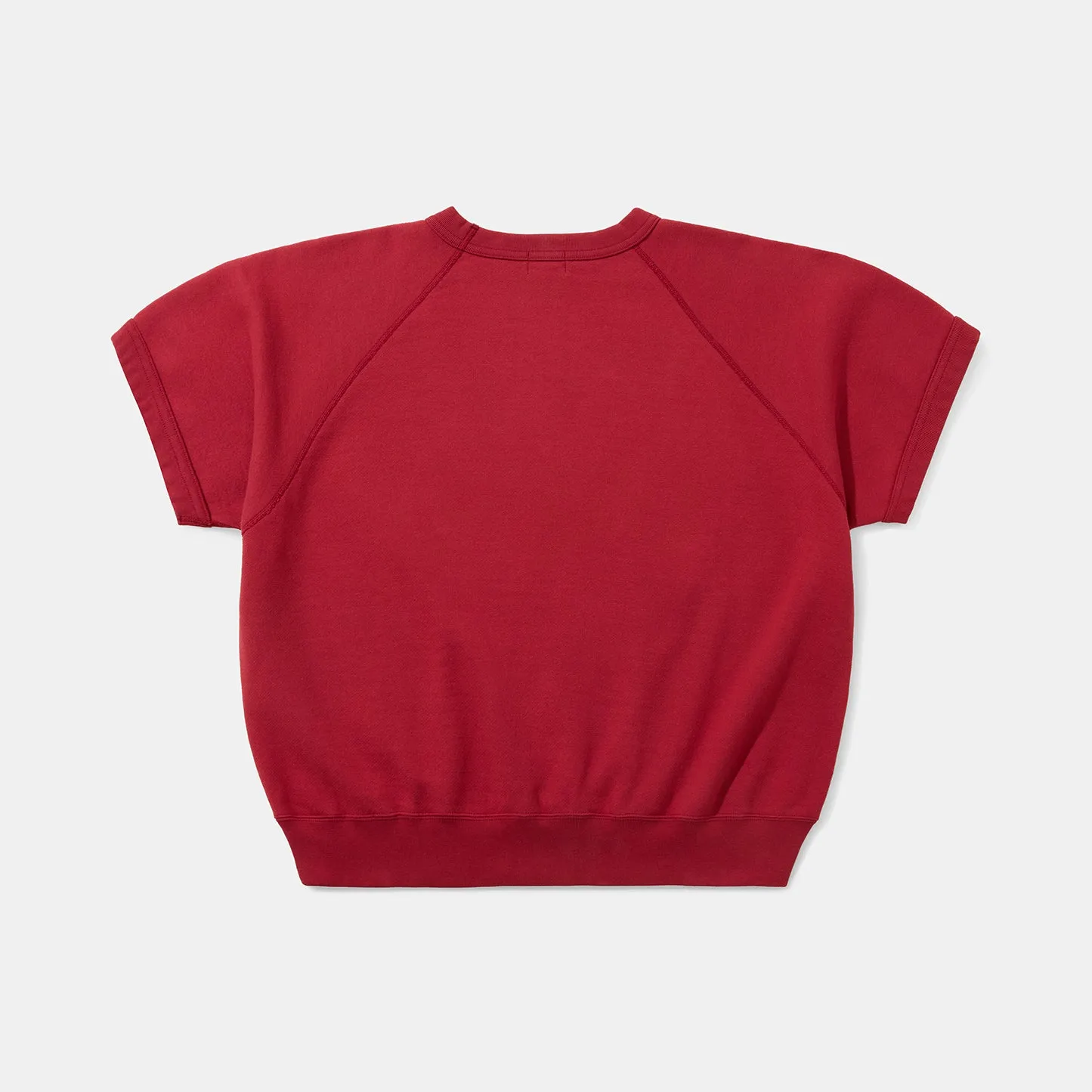 Raglan Short Sleeve Sweatshirt Fiesta Red sold by Bryceland's product image thumbnail 2
