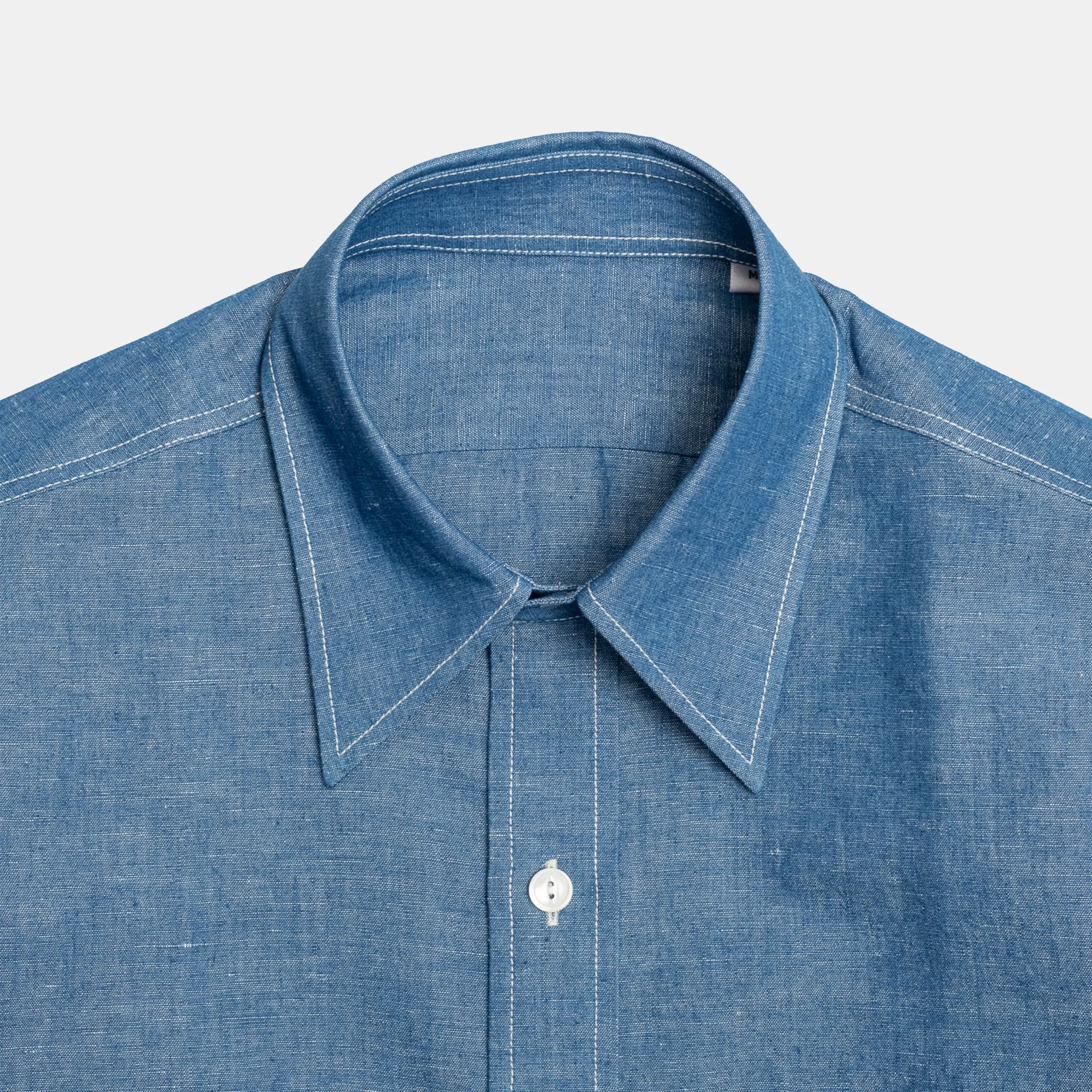 Perfect Chambray USN Shirts sold by Bryceland's product image thumbnail 2